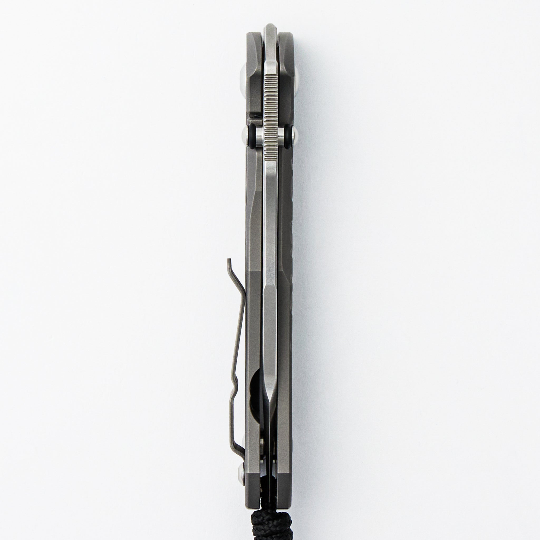 Umnumzaan - Drop Point CPM MagnaCut Blade - Glass Blasted - Titanium Handle