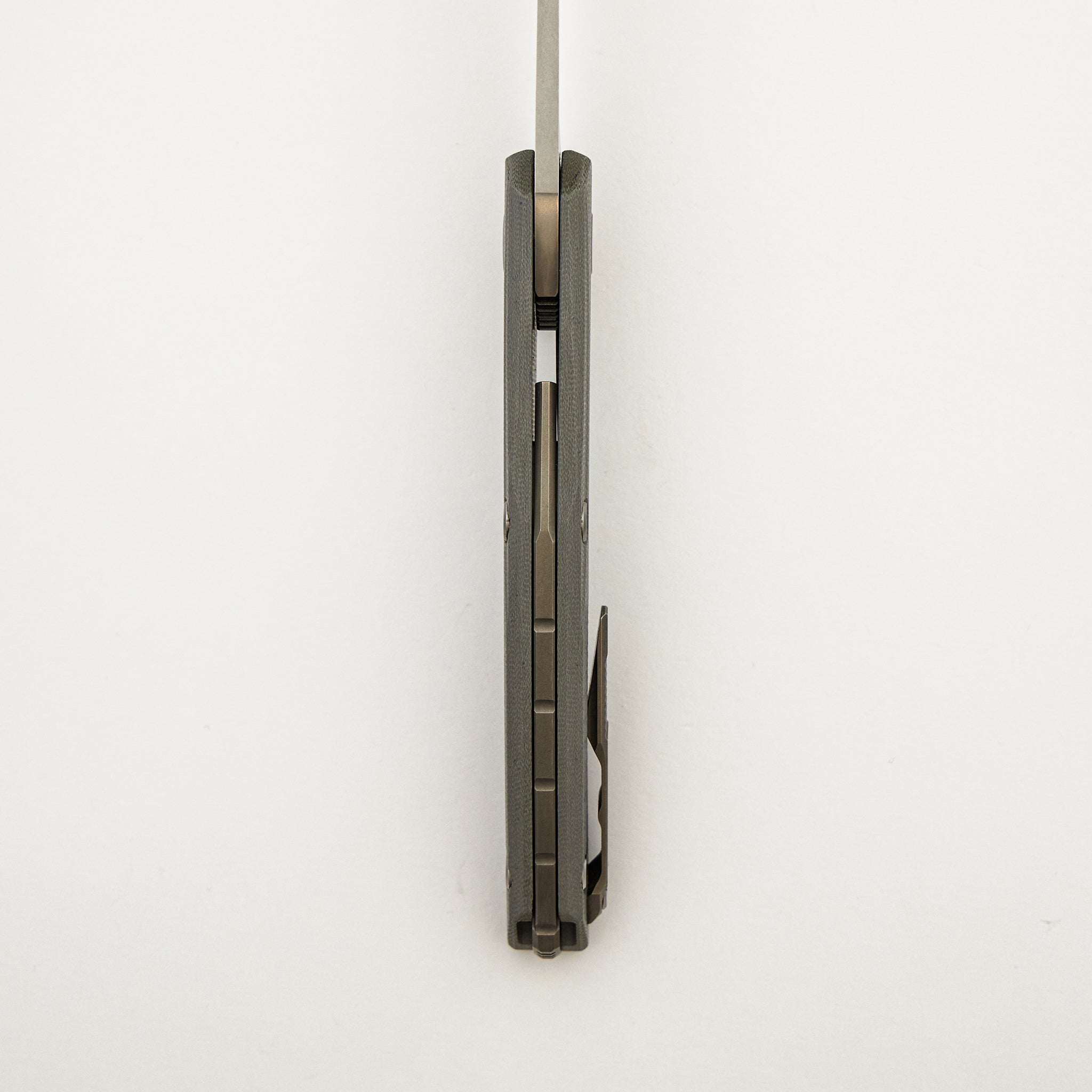 111 - Light Gray G10 Handle - Elmax Blade - MRBS