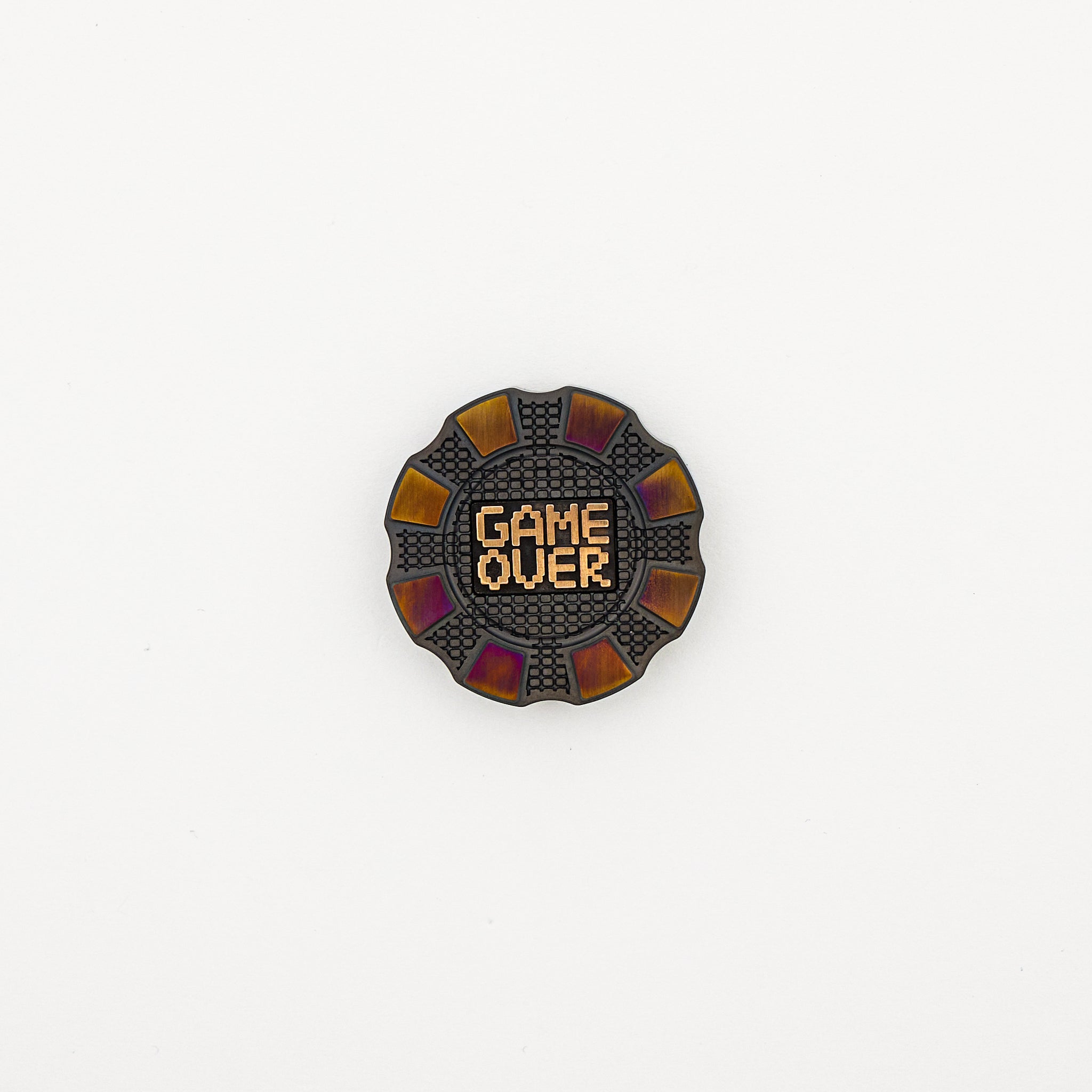 Inlay Tech Operator "Ladetta" Game Over Thick Ti-Oreo Poker Chip