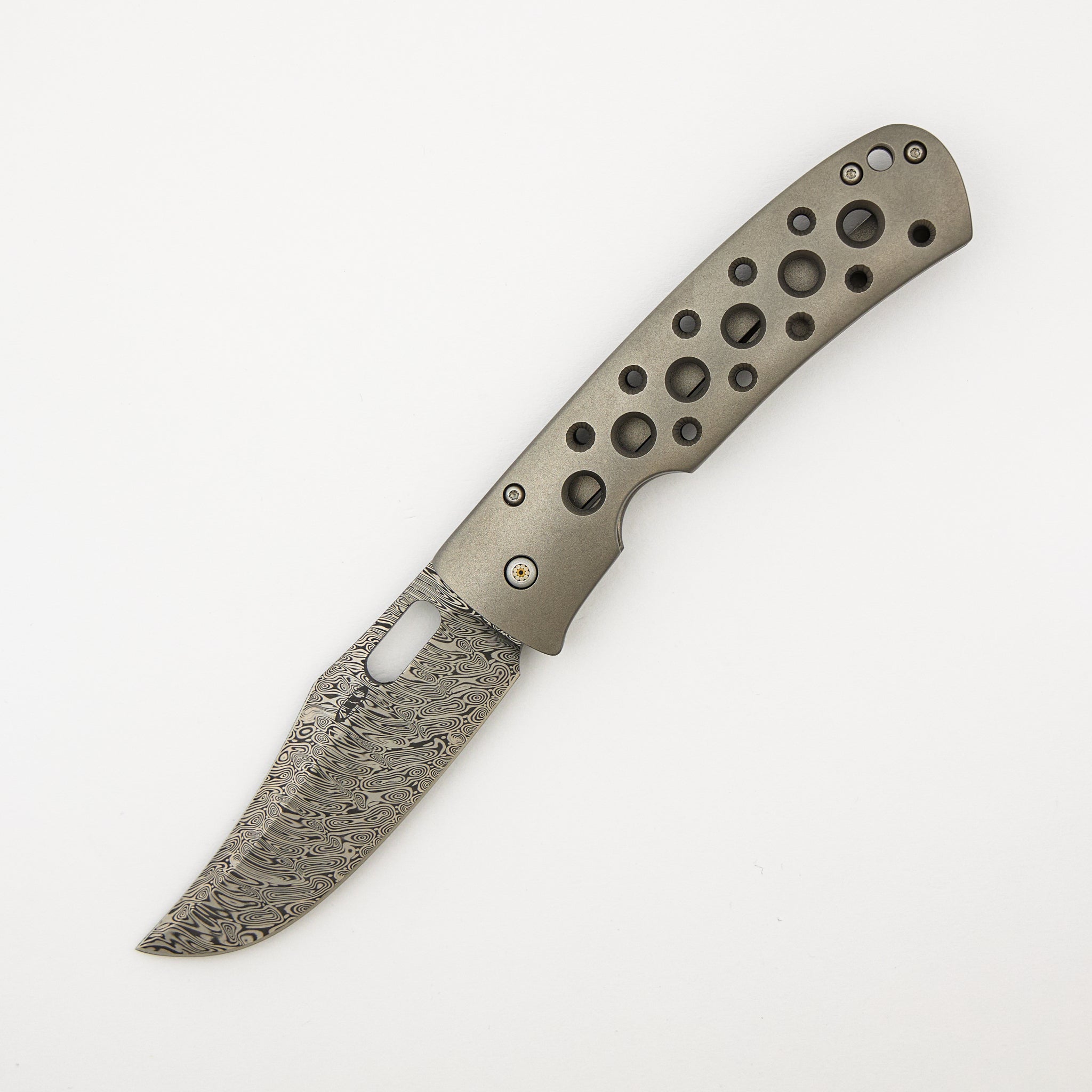 Large TNT Damasteel Bowie