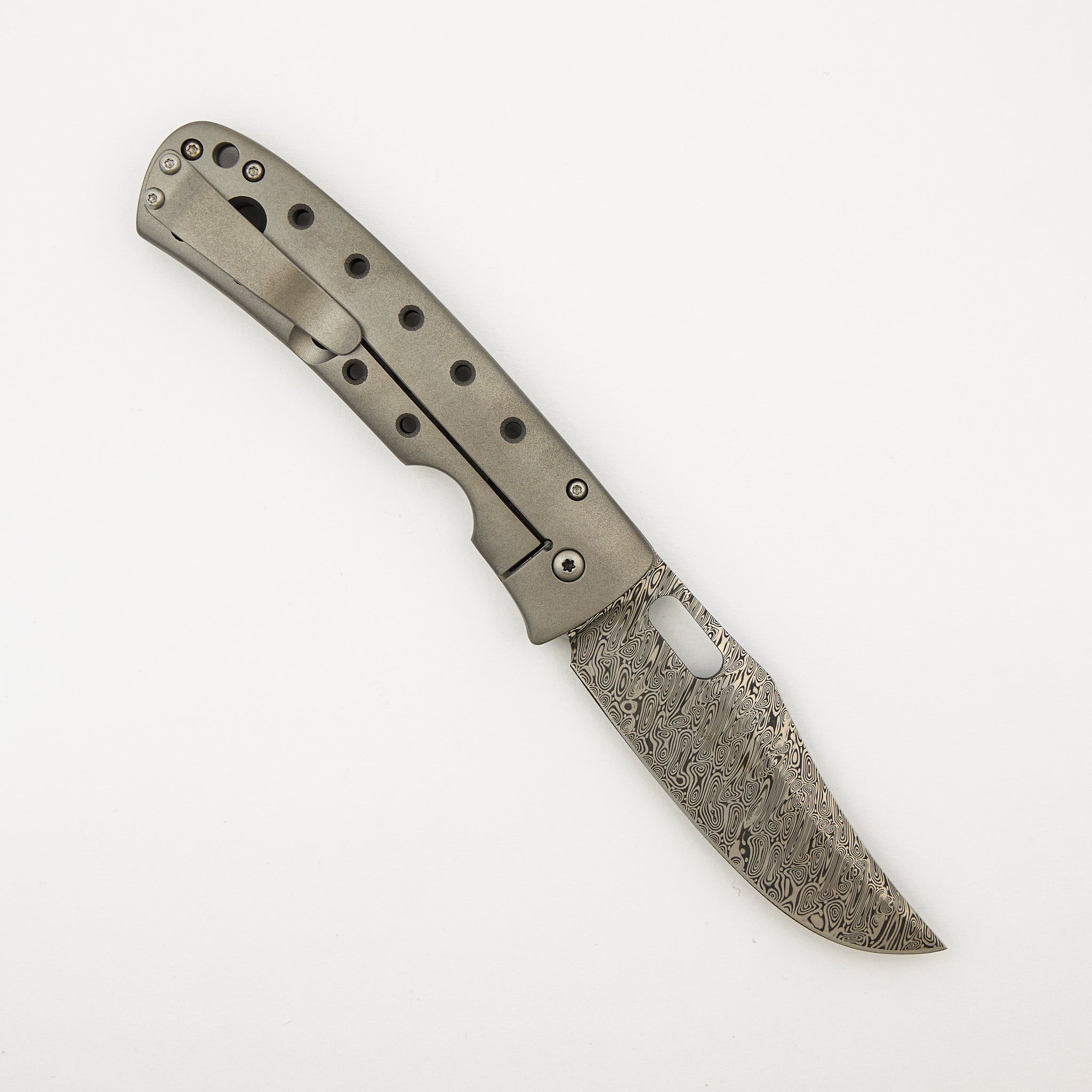 Large TNT Damasteel Bowie