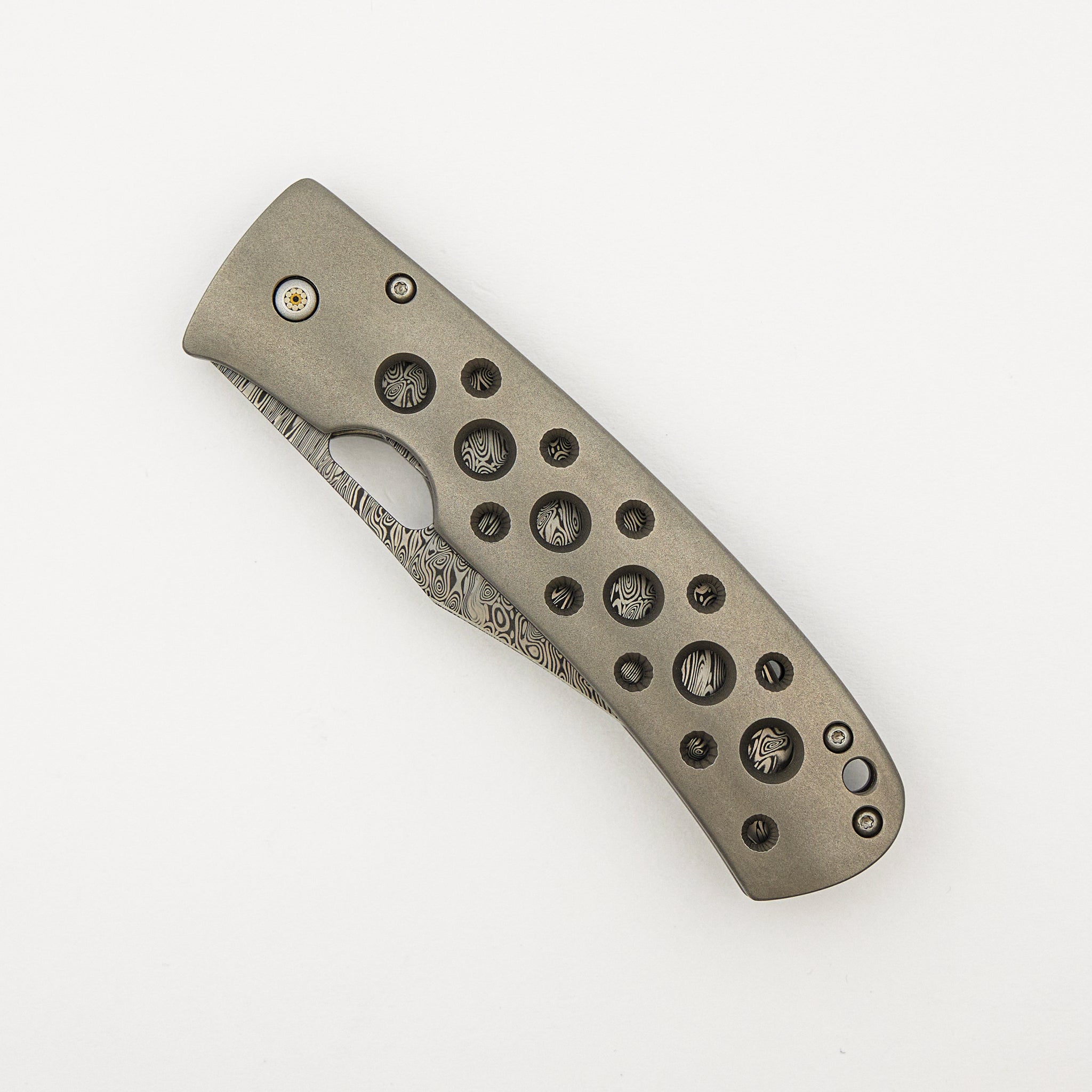 Large TNT Damasteel Bowie