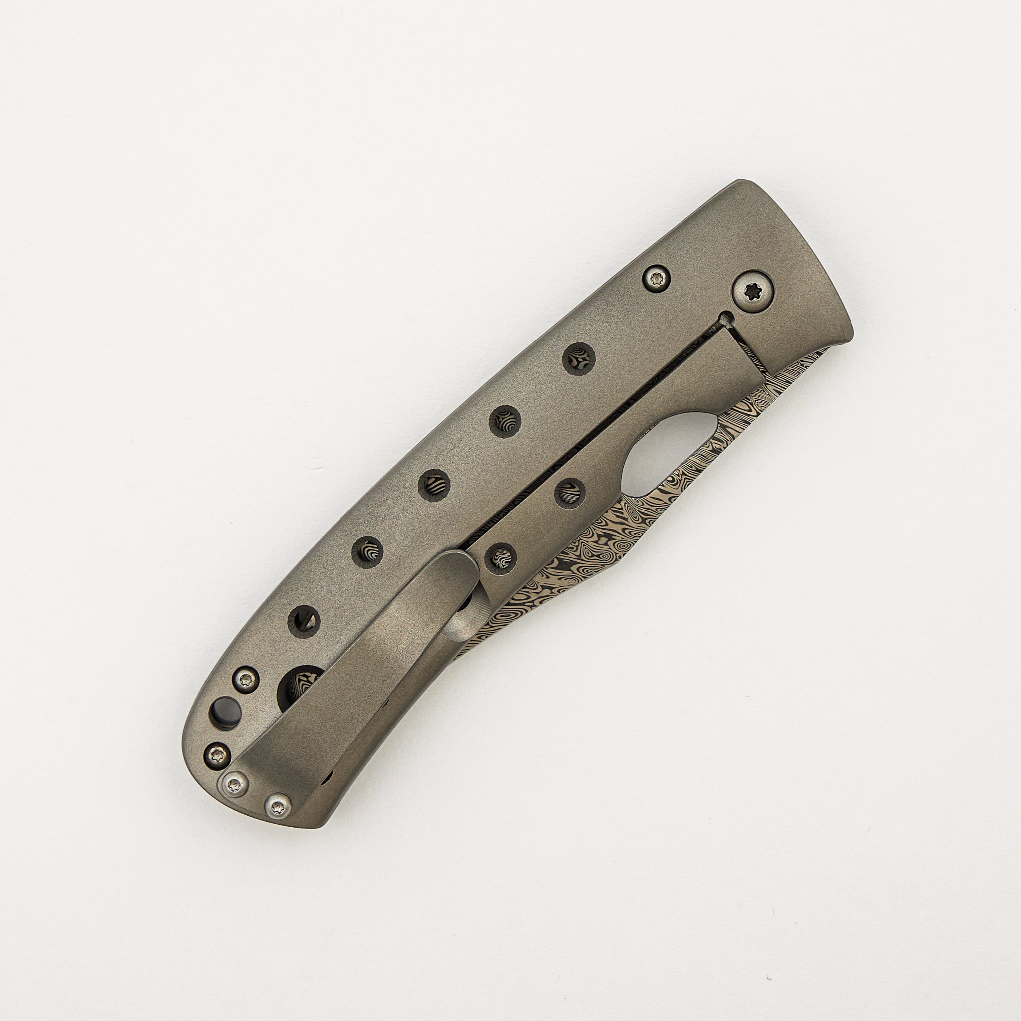 Large TNT Damasteel Bowie