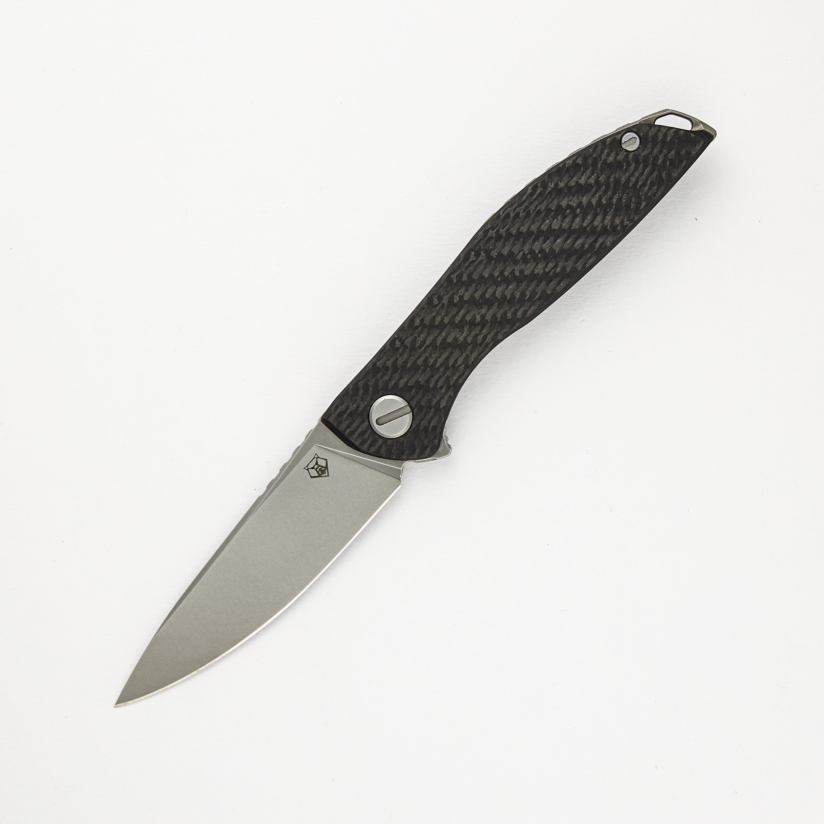 Hation Zero - M390 Blade -Carbon Fiber/Titanium Handle - MRBS
