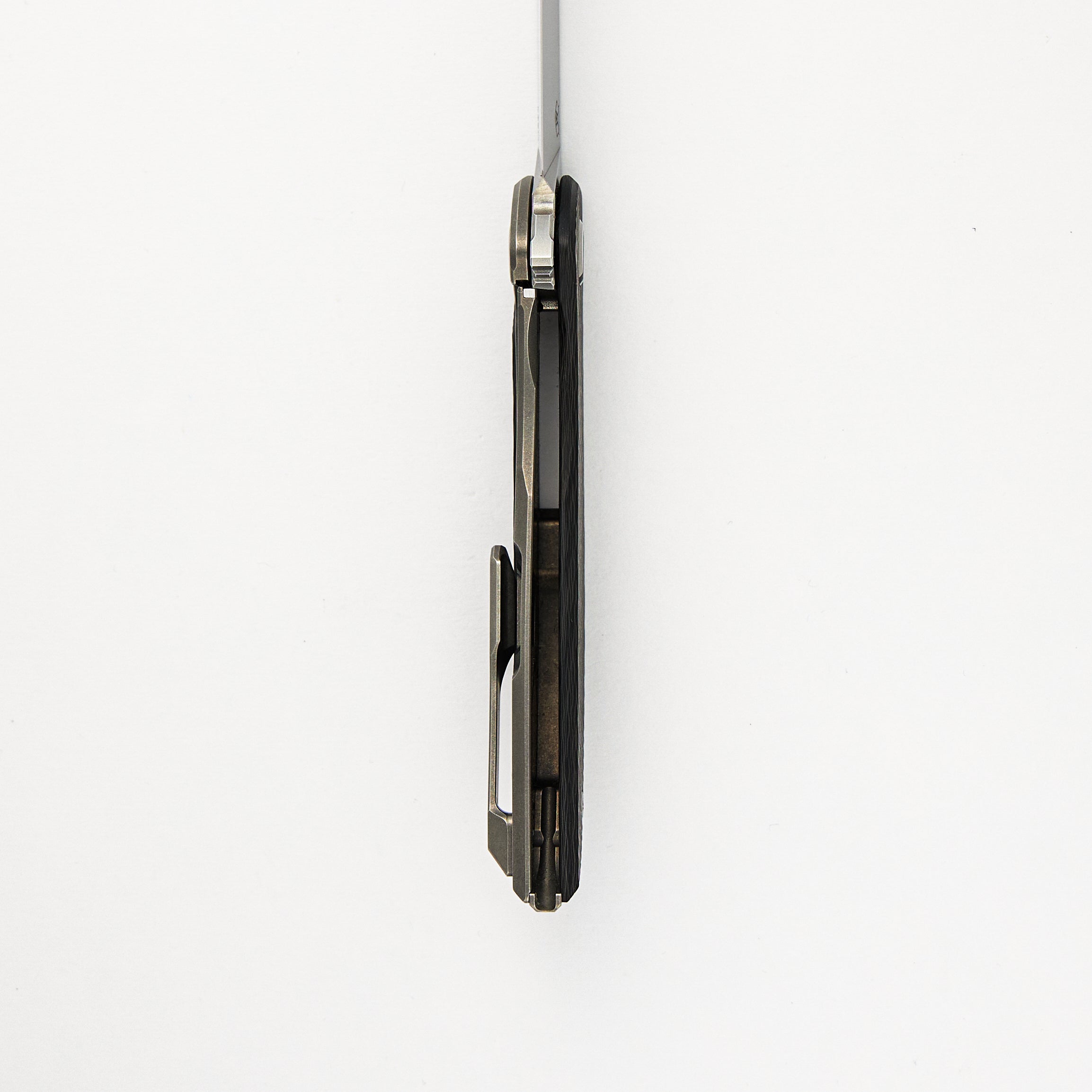 Hation Zero - M390 Blade -Carbon Fiber/Titanium Handle - MRBS