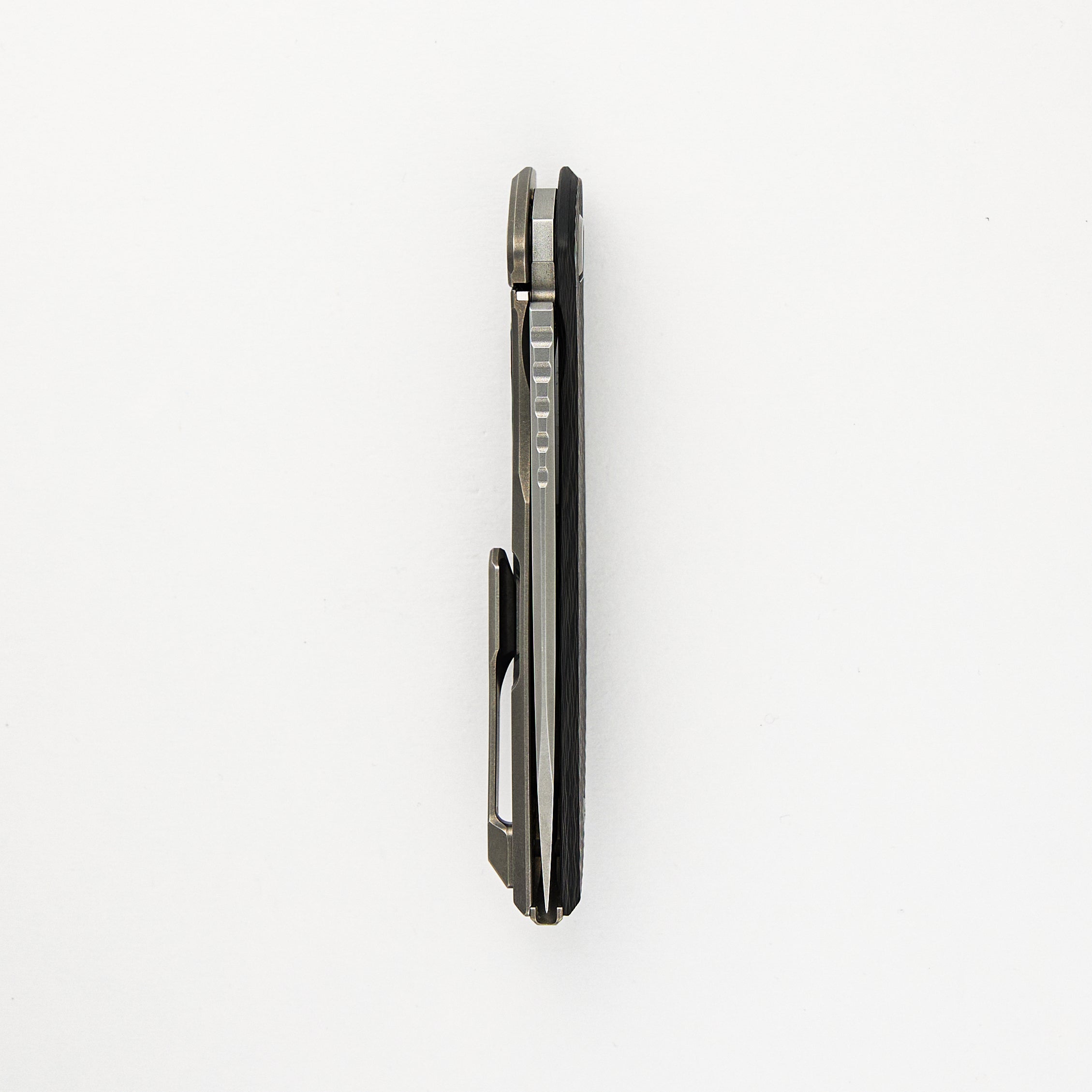 Hation Zero - M390 Blade -Carbon Fiber/Titanium Handle - MRBS