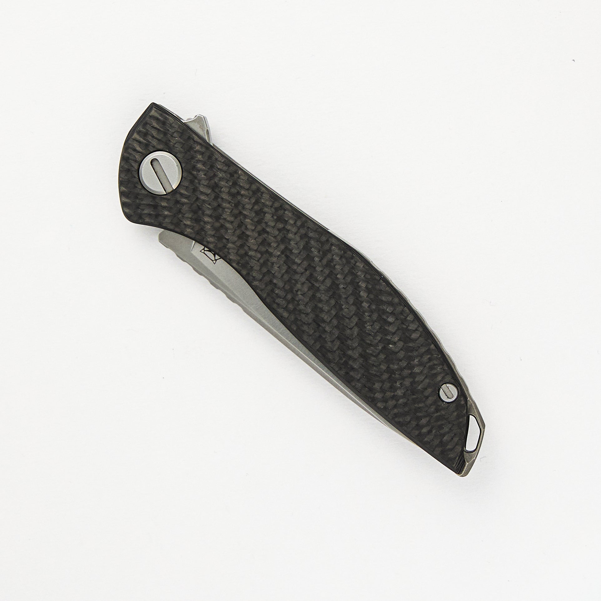 Hation Zero - M390 Blade -Carbon Fiber/Titanium Handle - MRBS