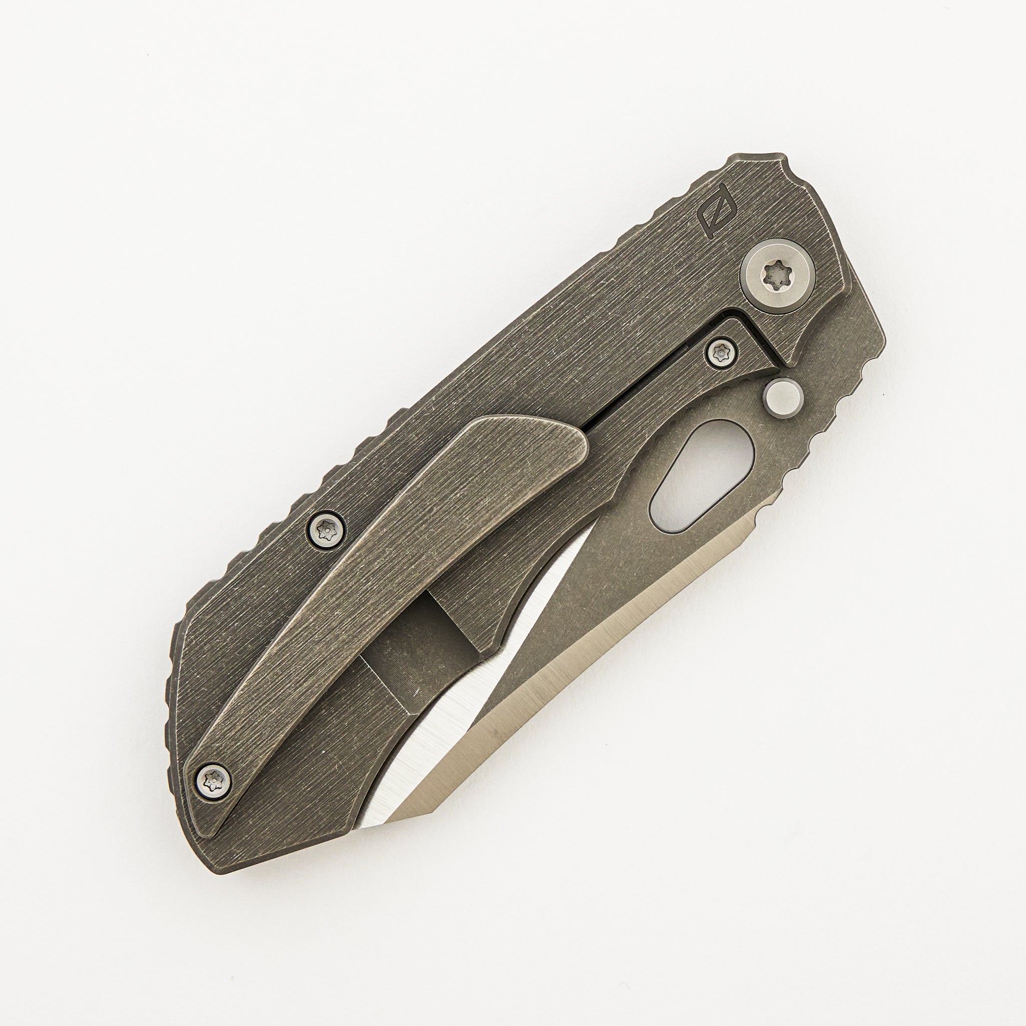 CKF Evo 1.1 - M398 Blade - Titanium Handle - Anna Sebestova Engraving