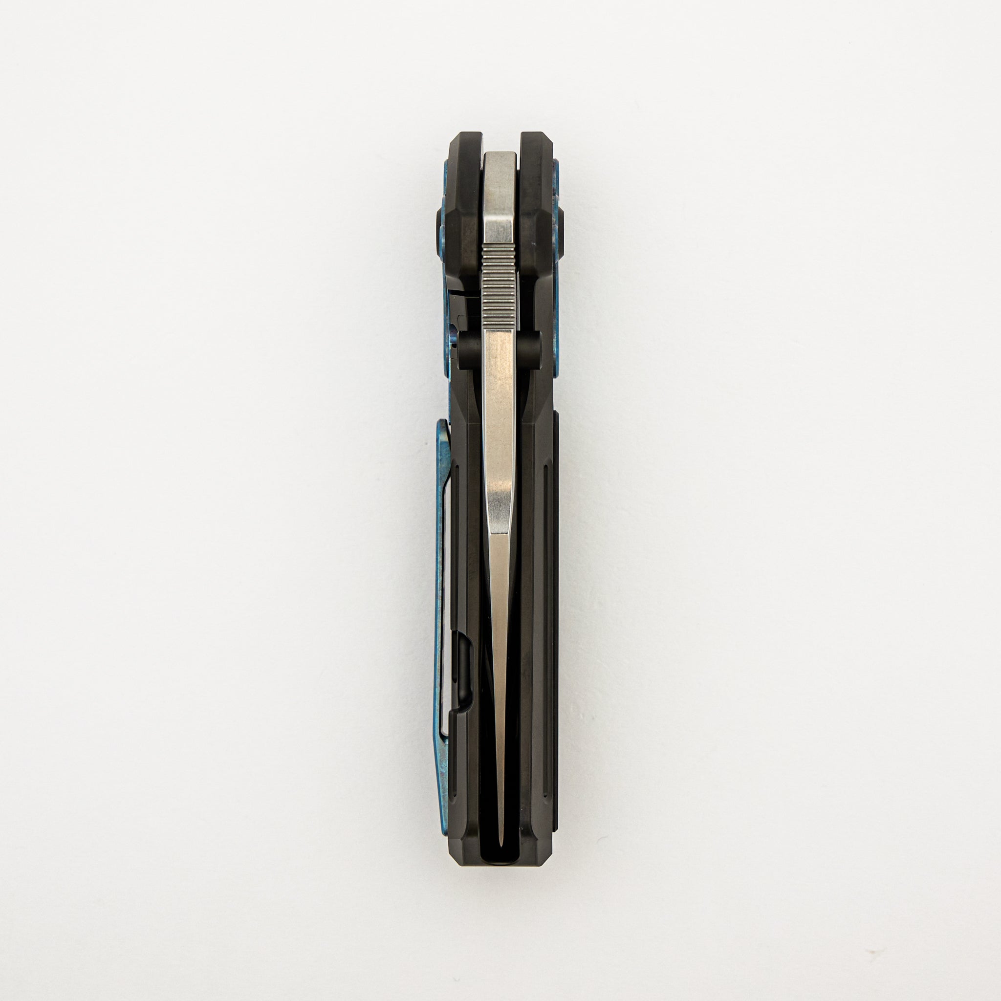 Terminator T600 - Black DLC Titanium/Crystalized Ti Handle - Satin Stonewash MagnaCut Blade - 016/150