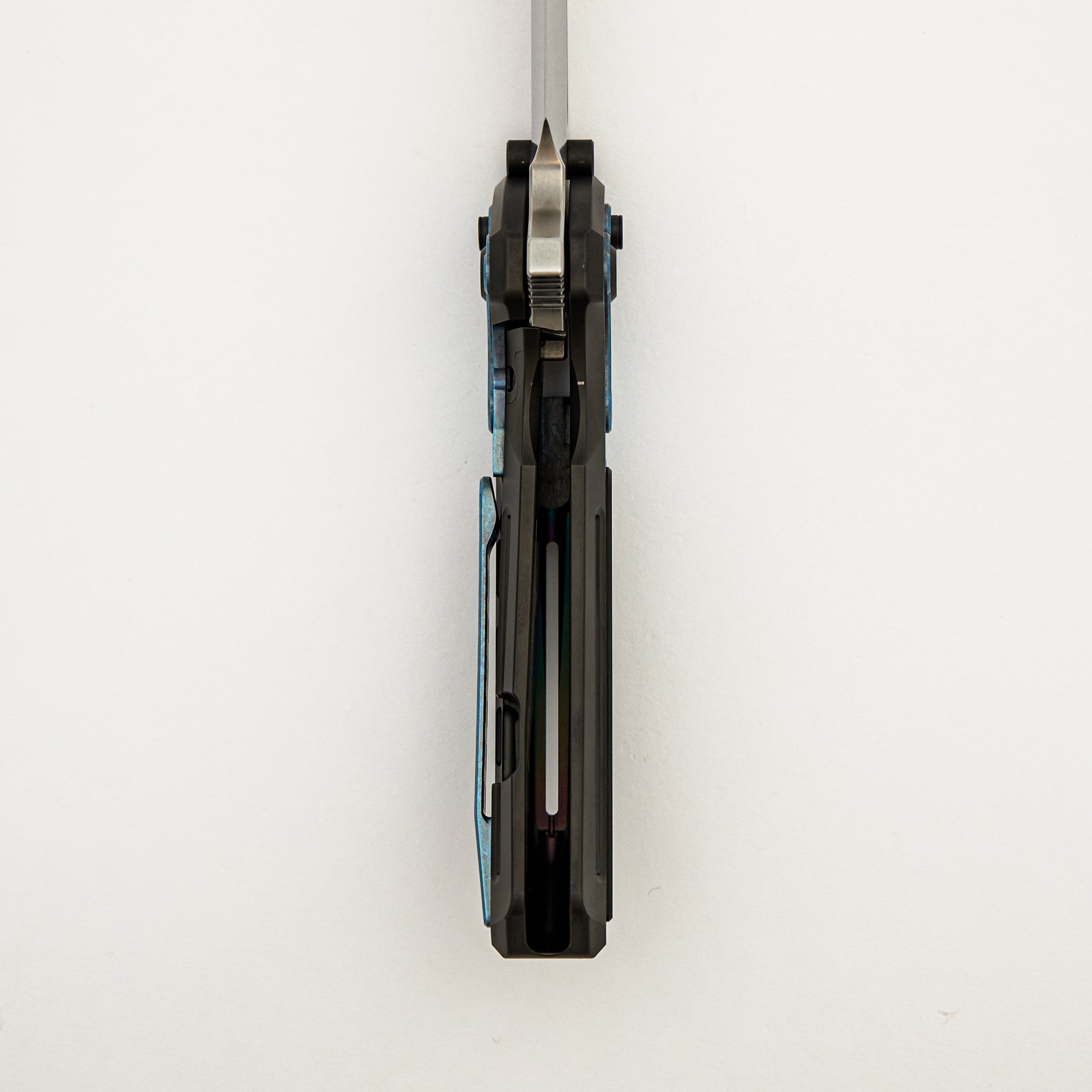 Terminator T600 - Black DLC Titanium/Crystalized Ti Handle - Satin Stonewash MagnaCut Blade - 016/150