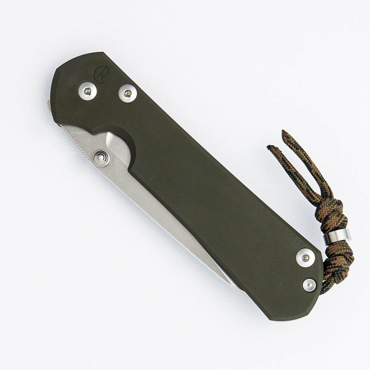 Large Sebenza 31 - OD Green Cerakote - Insingo CPM MagnaCut Blade - Silver Single Thumb Lug