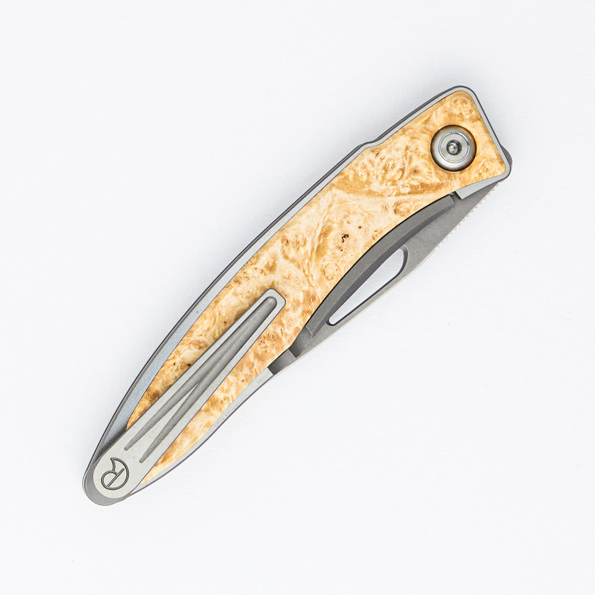 Mnandi - Box Elder Inlay - CPM MagnaCut Blade