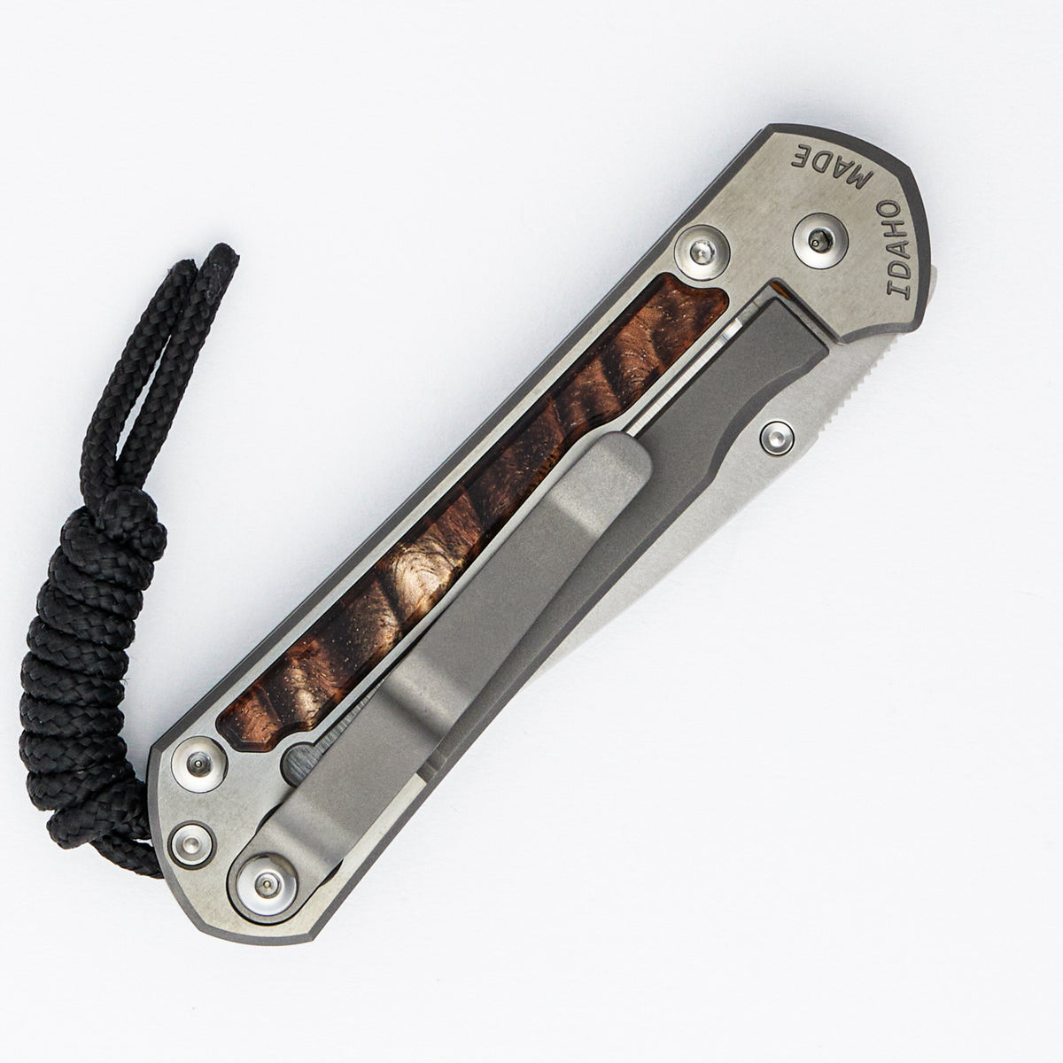 Small Sebenza 31 Annual 2025 - Koa Inlay - Drop Point CPM MagnaCut Blade - Silver Single Thumb Lug