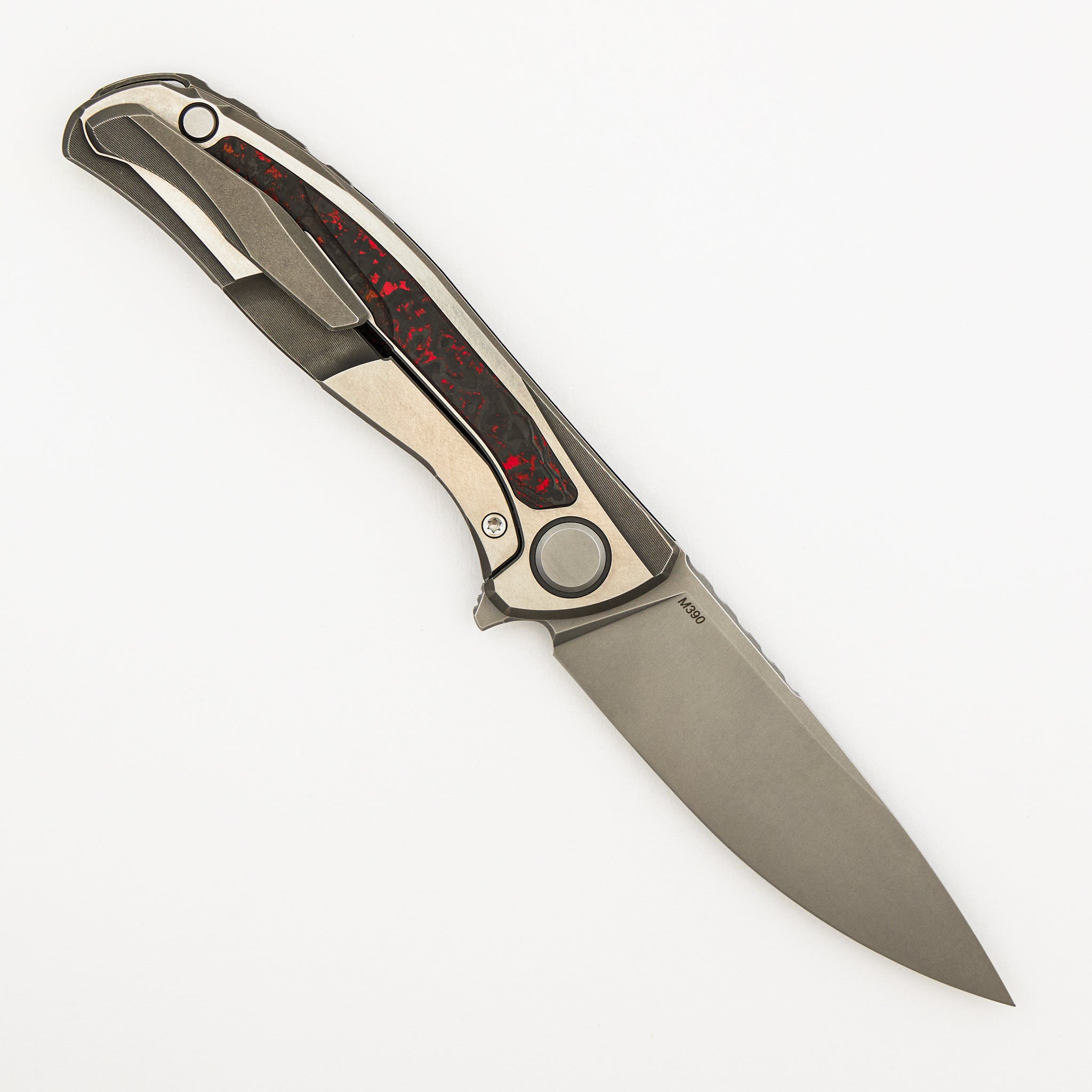 Hati Gen 3 - M390 Blade - Red TechnoCarbo - MRBS