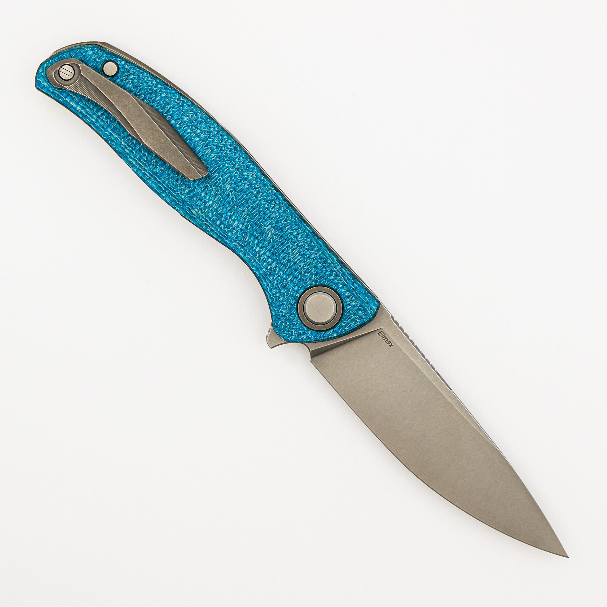 F3 - Elmax Blade - Aquamarine Alutex Handle - MRBS