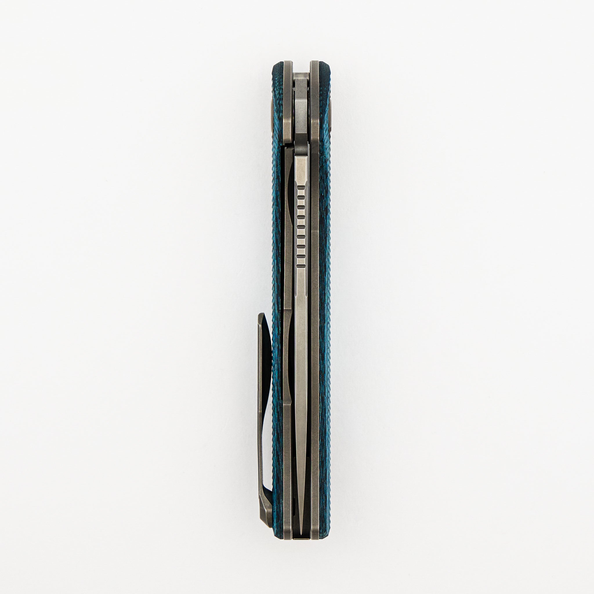 F3 - Elmax Blade - Aquamarine Alutex Handle - MRBS
