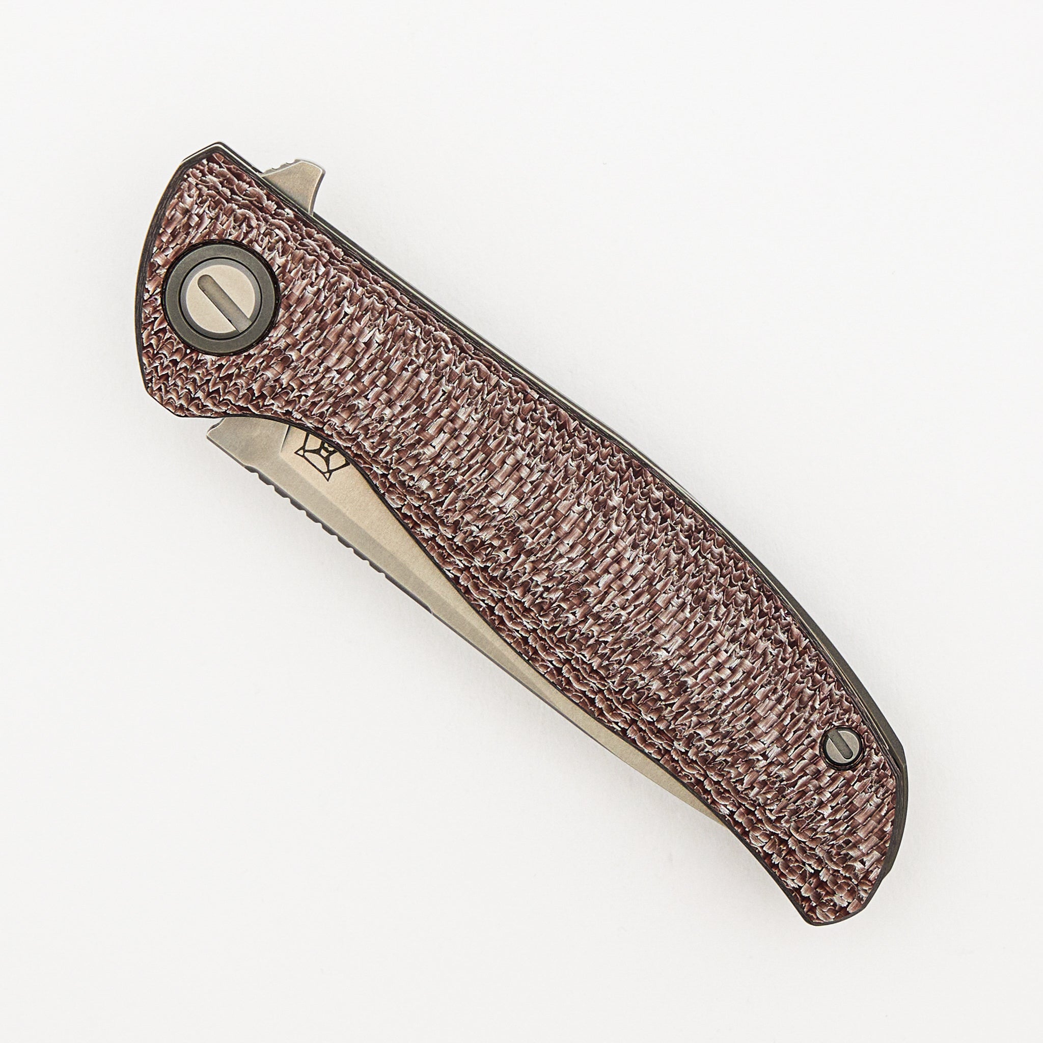 F3 - Elmax Blade - Brown Alutex Handle - MRBS