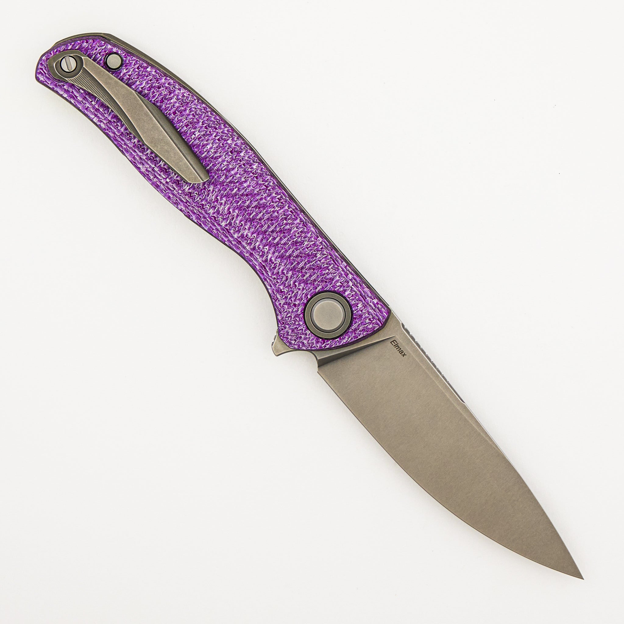 F3 - Elmax Blade - Purple Alutex Handle - MRBS