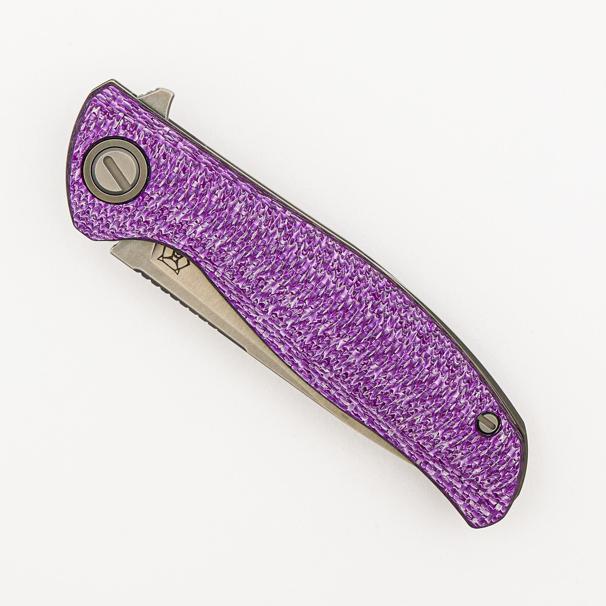 F3 - Elmax Blade - Purple Alutex Handle - MRBS