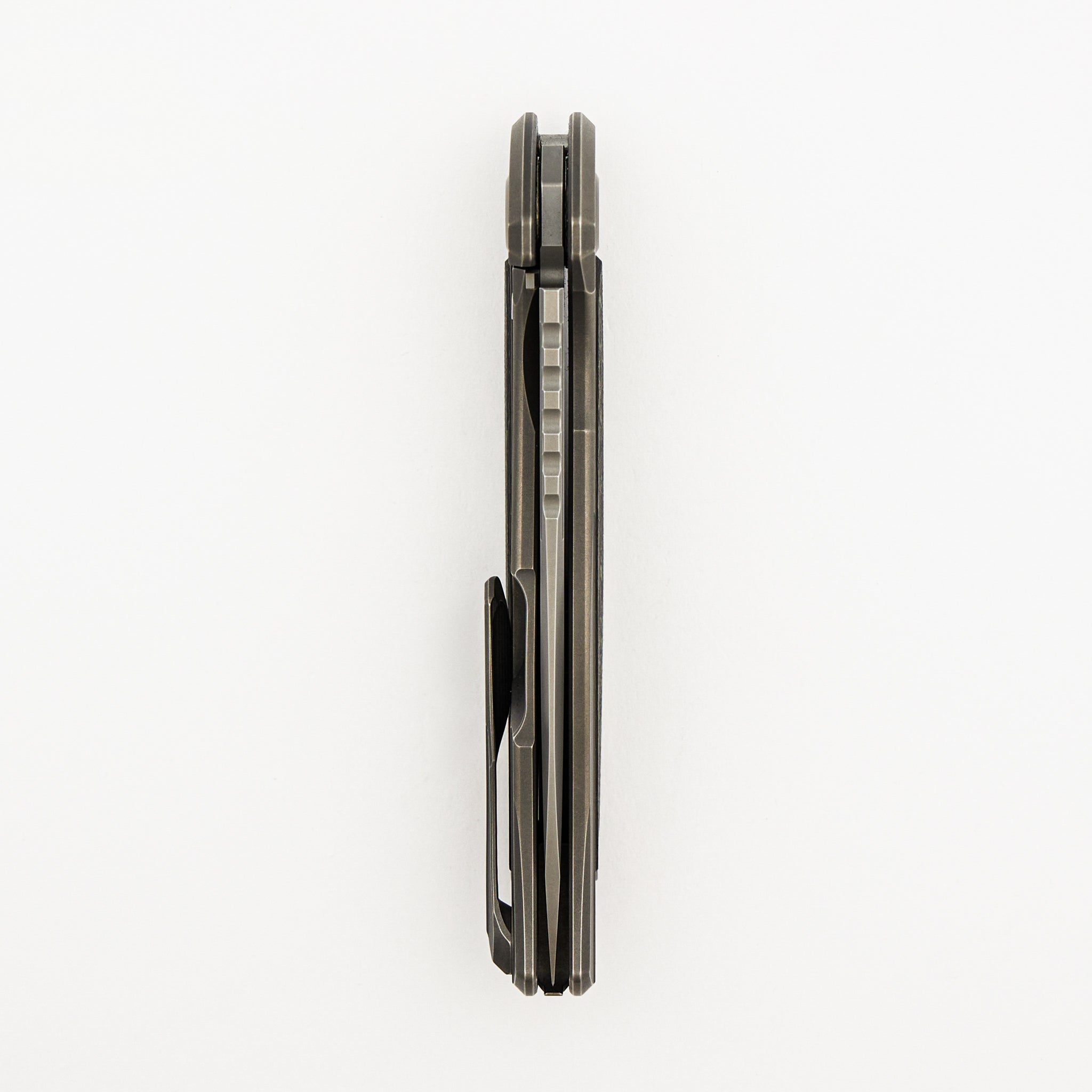 F95NL Gen. 5 - M390 Blade - Titanium Handle - Olive TechnoCarbo Inlays - MRBS