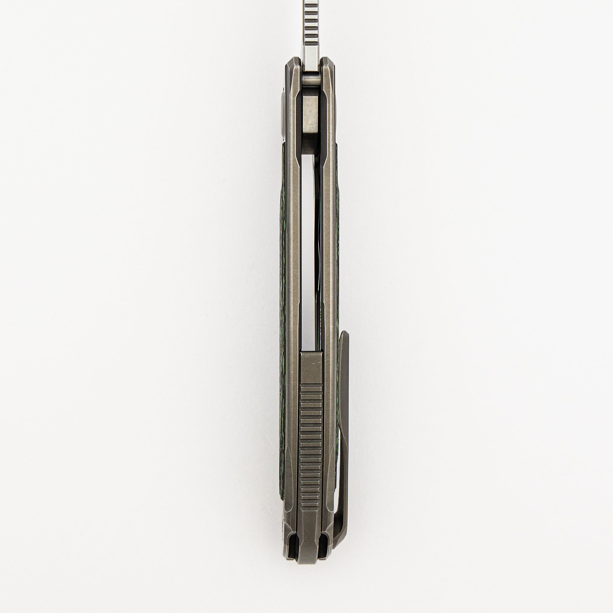 F95R NL - M390 Blade - Titanium Handle - Jungle Wear Carbon Fiber Inlays - MRBS