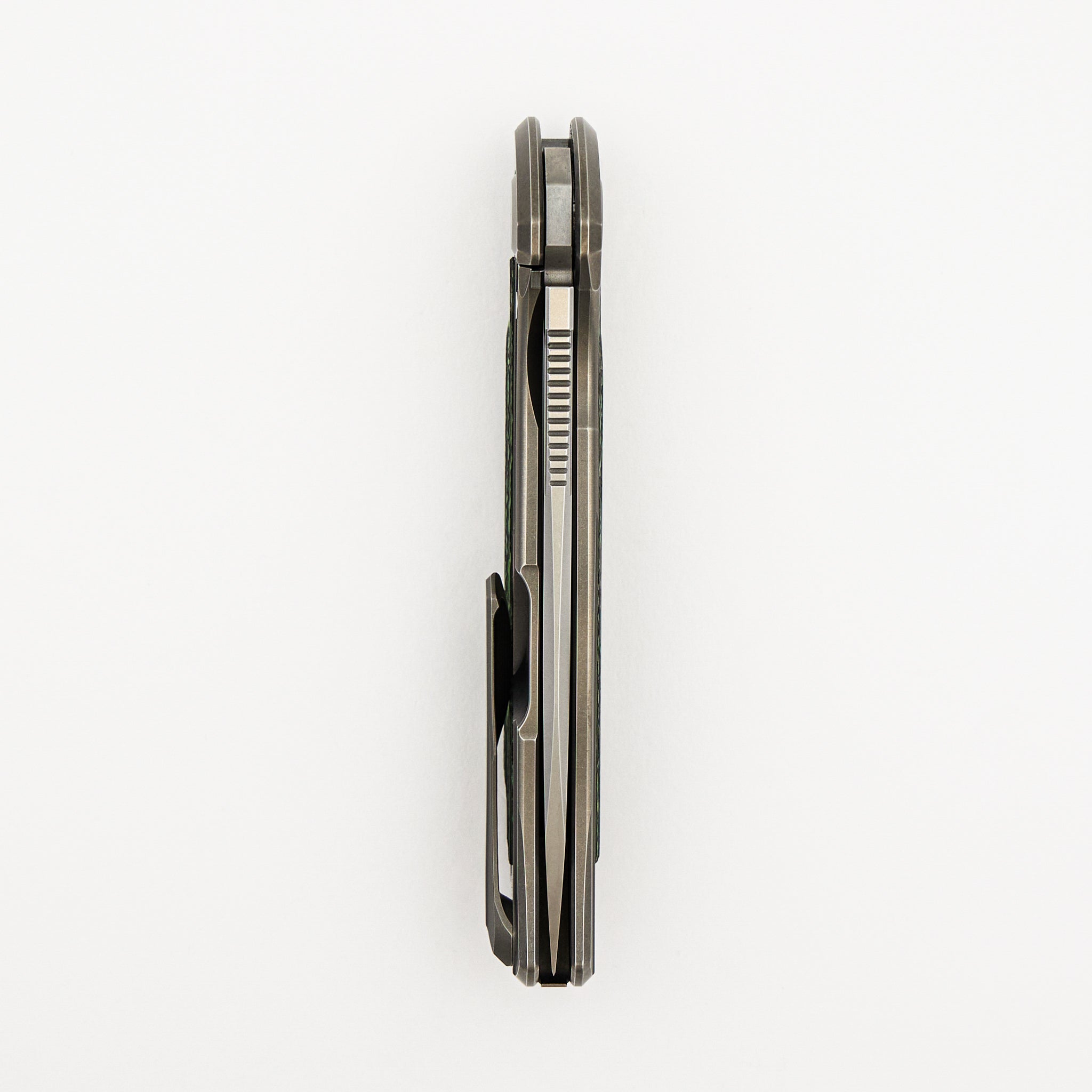 F95R NL - M390 Blade - Titanium Handle - Jungle Wear Carbon Fiber Inlays - MRBS