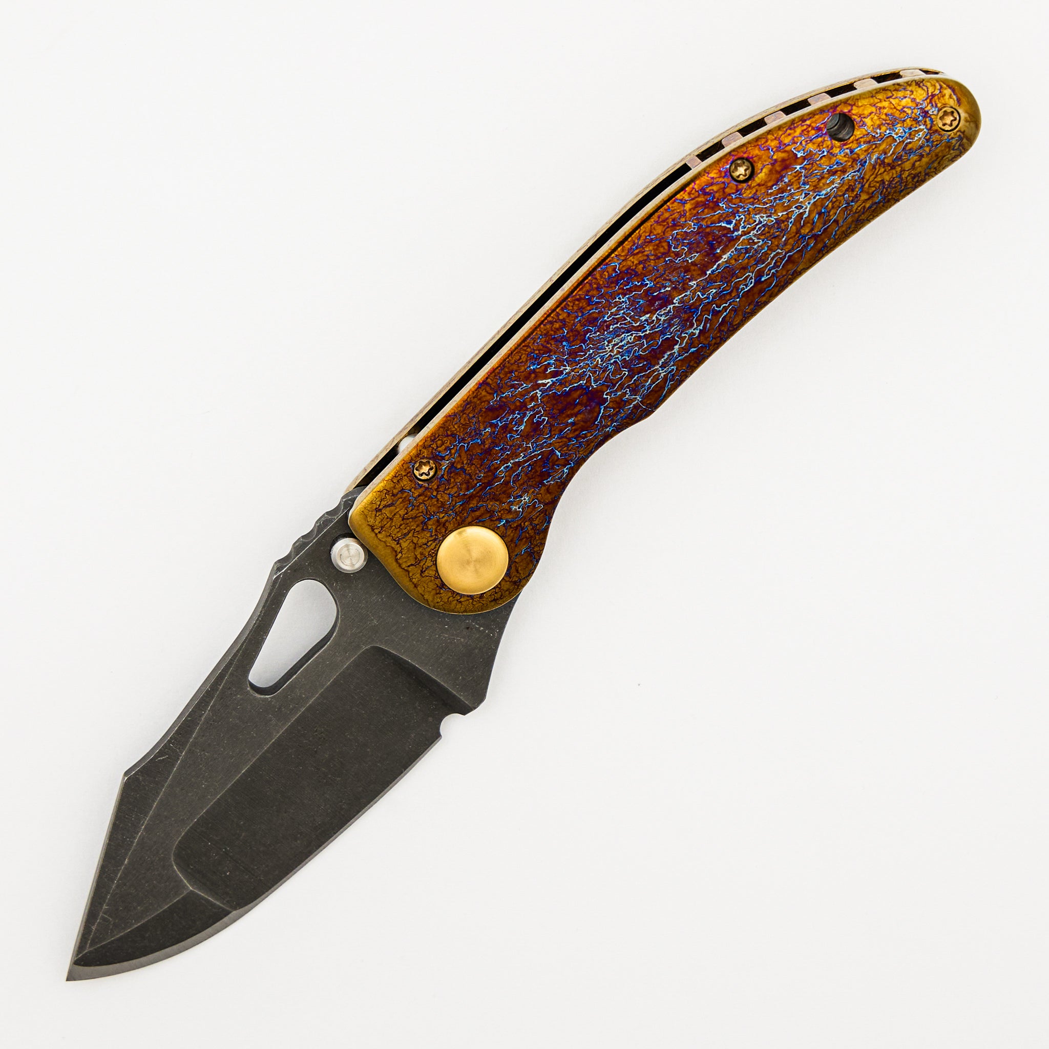 Damjan Knives Saurus Ti - Flamed