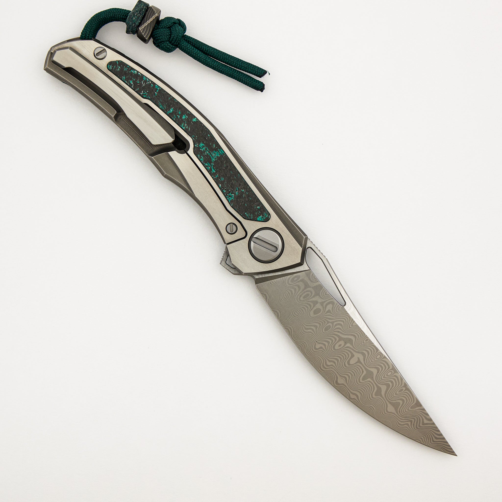Quantium TKM - Titanium/Teal Magnetic CarboTi Handle - ZDI-E Blade - MRBS