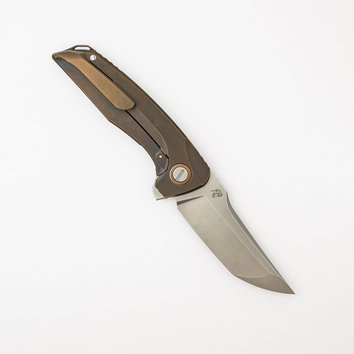 Russian Hokkaido - Bronze Titanium Handle - Vanax 37 Blade - RBS