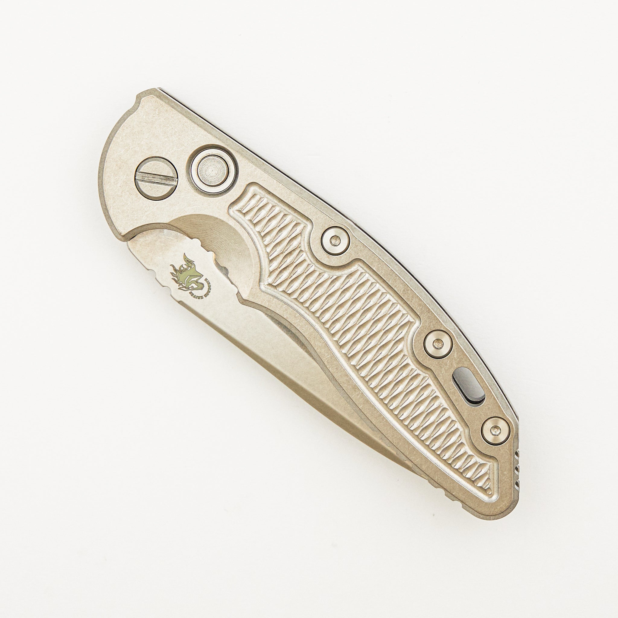 XM-18 3.5" Automatic - Spearpoint CPM 20CV Blade - Stonewash