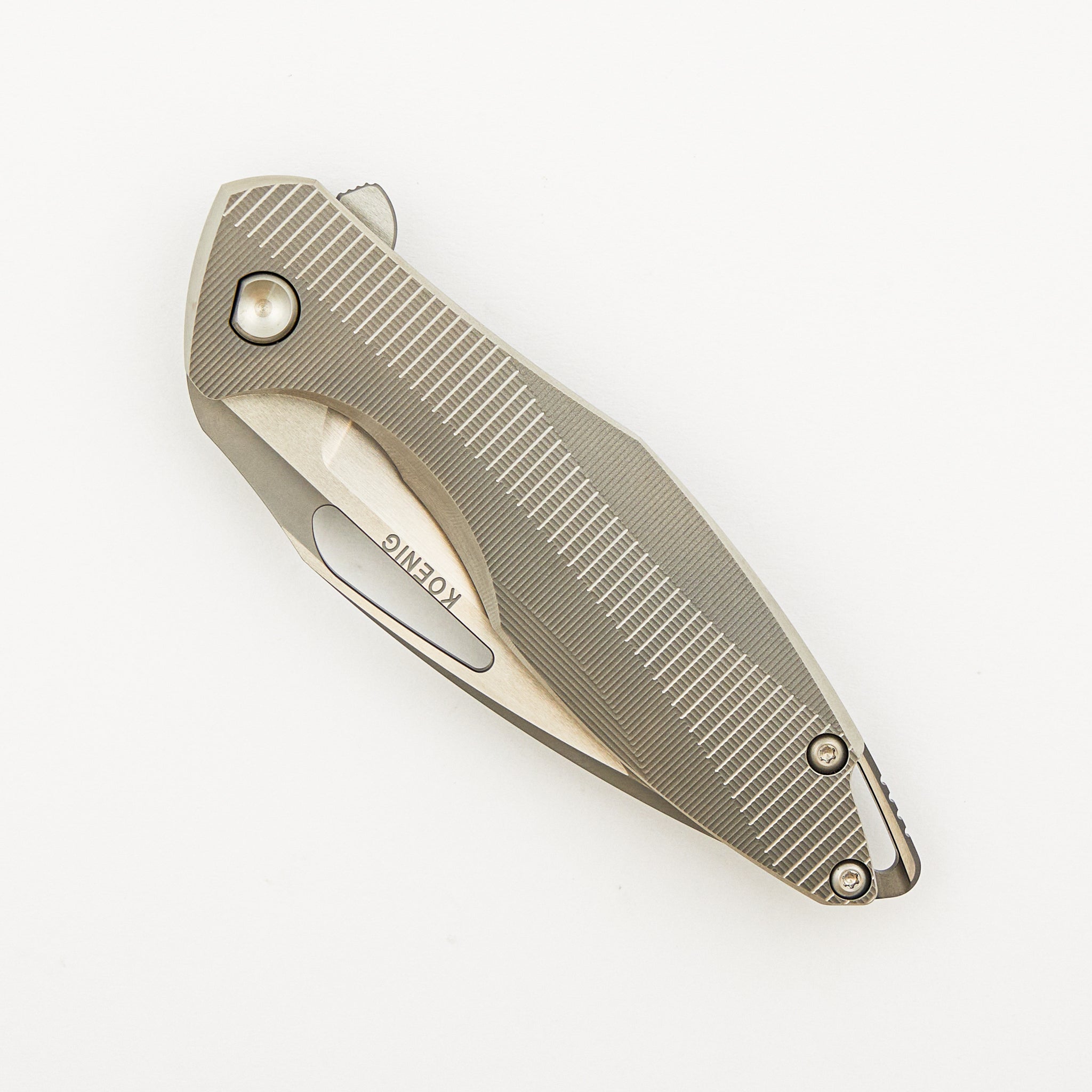Arius - Style 57 - Titanium Handle - M390 Blade