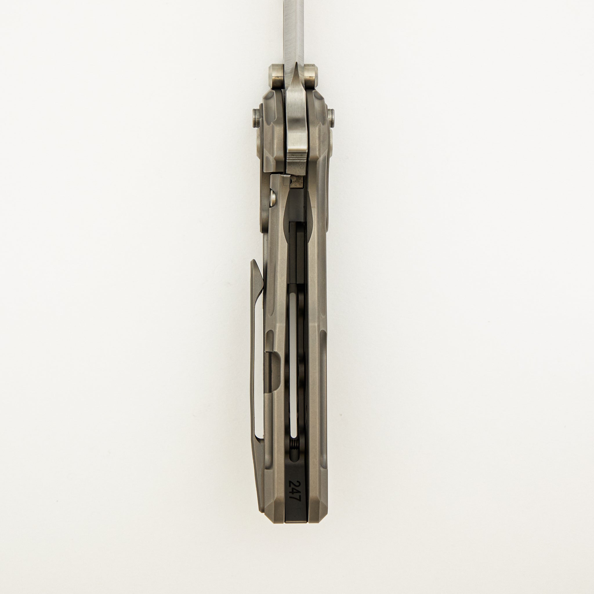 T1000 - CPM-3V Blade - Titanium Handle - S/N 247