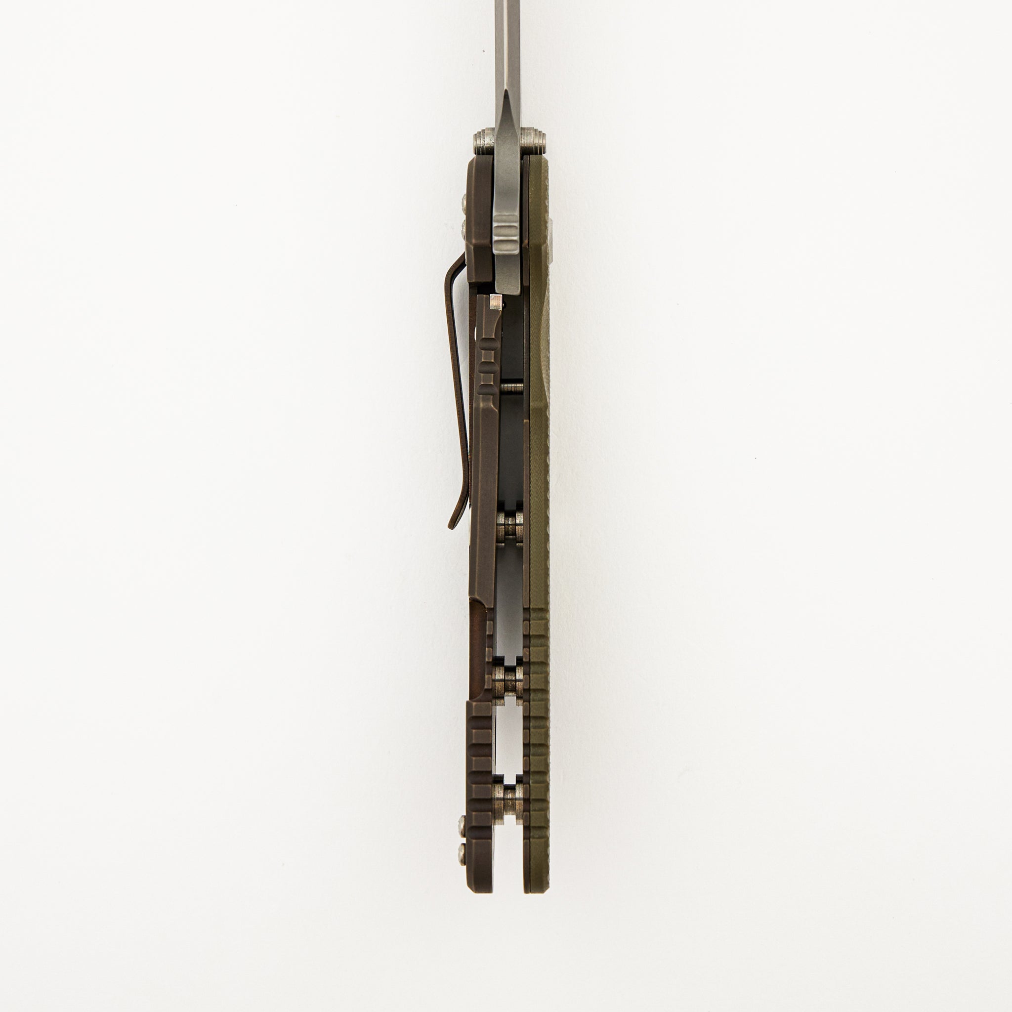 XM-24 4.0″ – CPM20CV Bowie - Tri-Way - Battle Bronze - OD Green G10