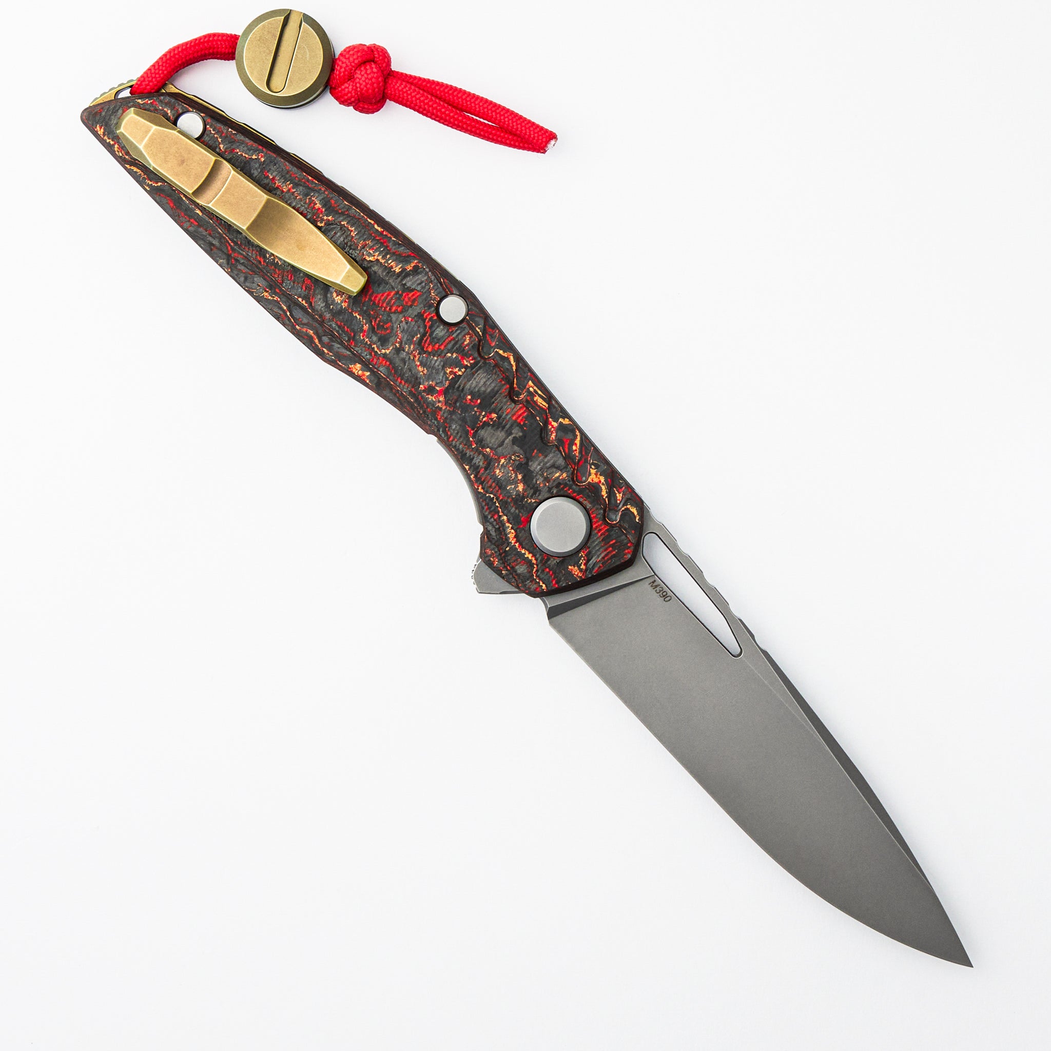 111 Ignis - "Phoenix Wing" TechnoCarbo Handle - M390 Blade - MRBS