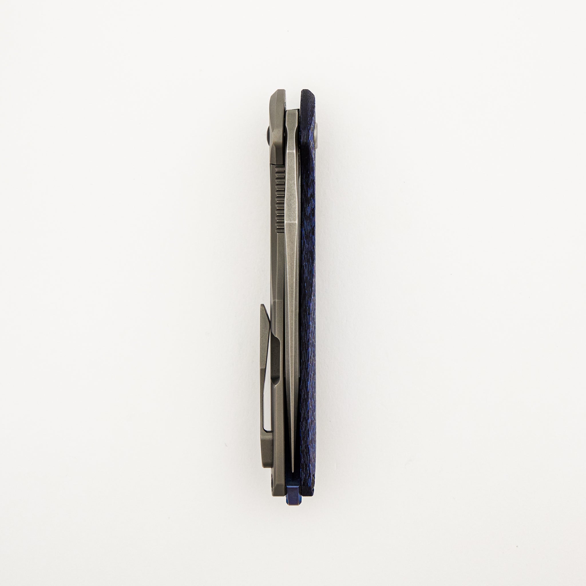 Arius - Titanium/Blue Twill Handle - CTS-XHP Blade