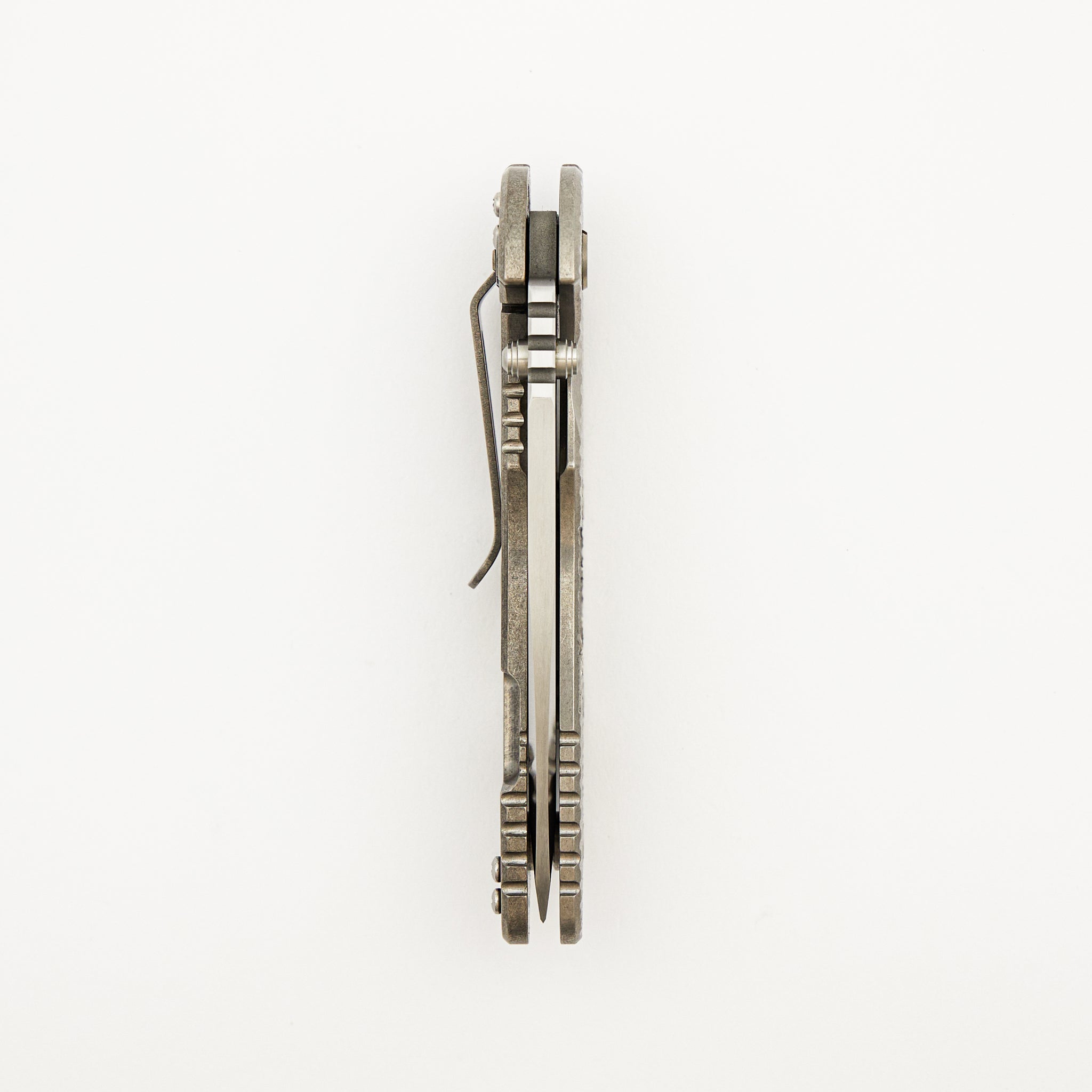 Custom XM-18 - Gen. 4 - Spanto Blade - Textured Titanium Handle