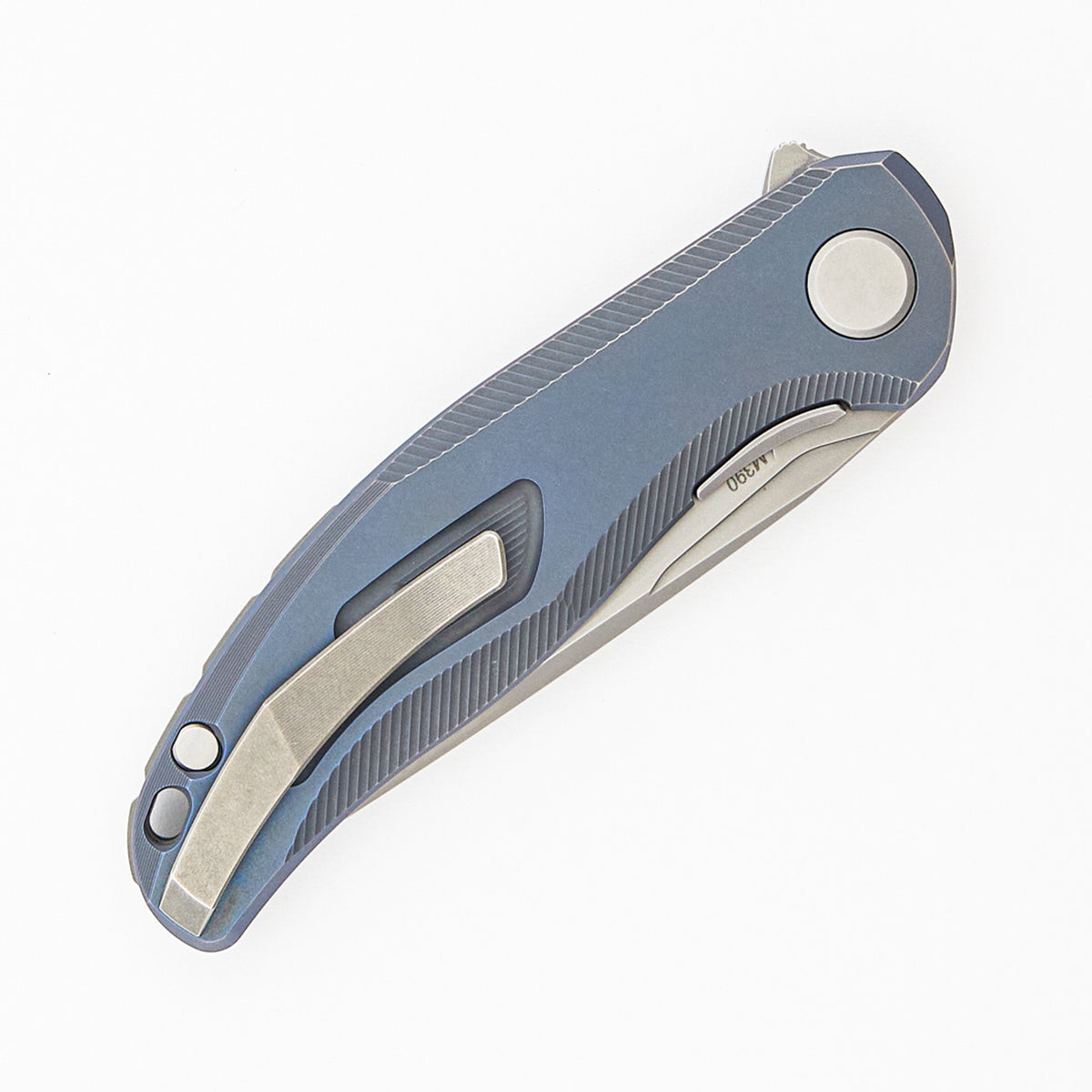 Stellar – Blue Titanium Handle – M390 Blade – MRBS