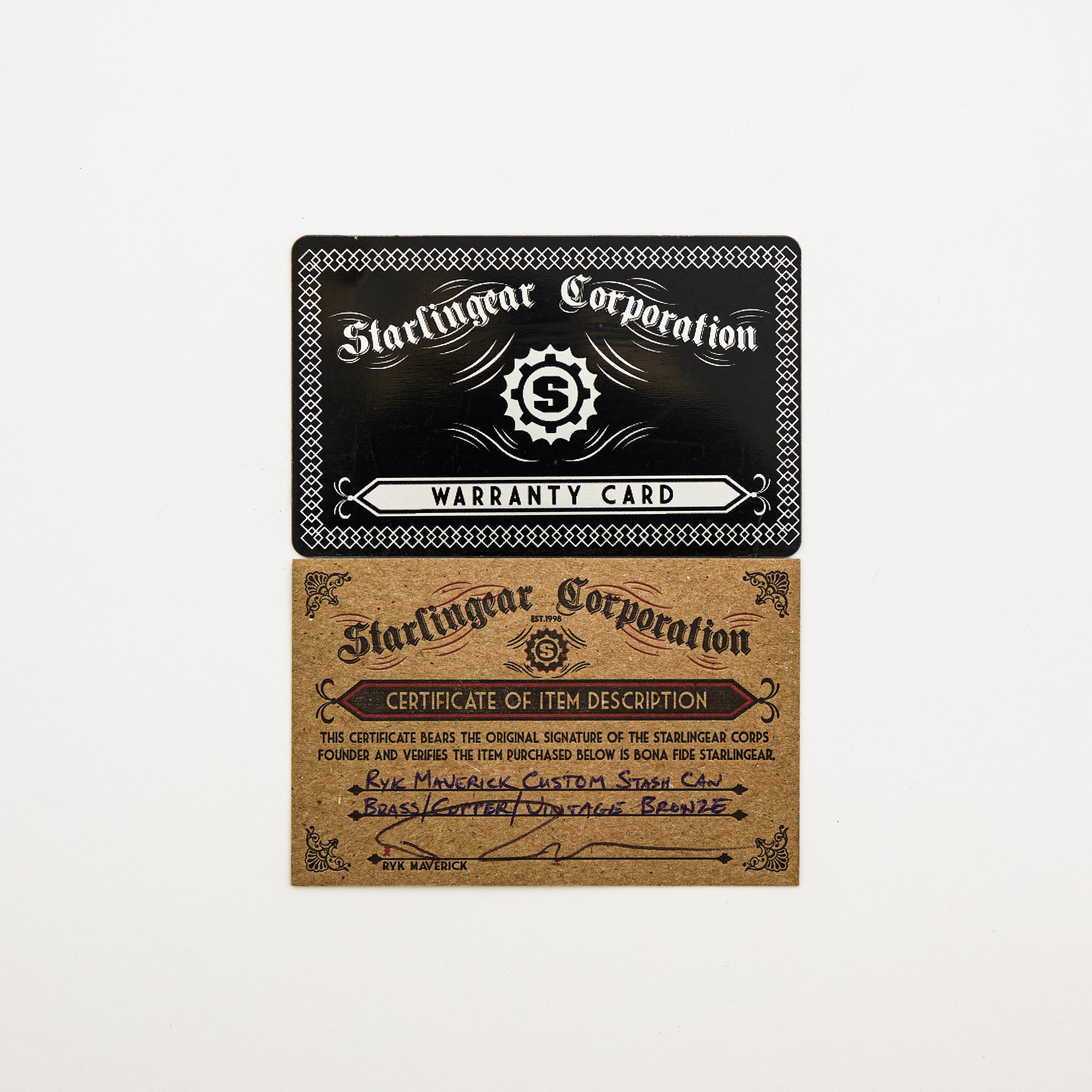 Ryk Maverick Custom Stash Can - Brass/Copper/Vintage Bronze