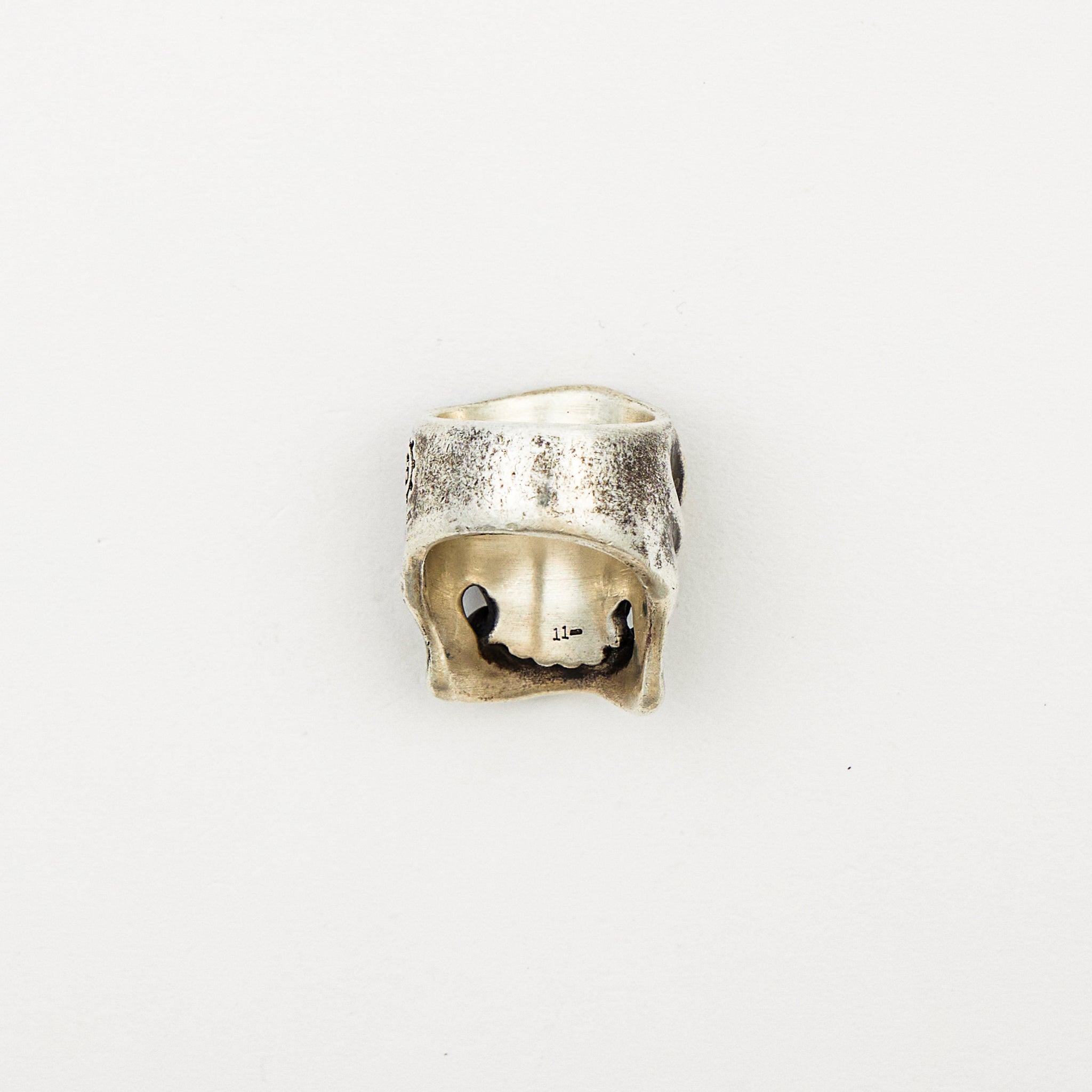 .925 Kamikaze Puncher w/ Stitches Ring - Size 12