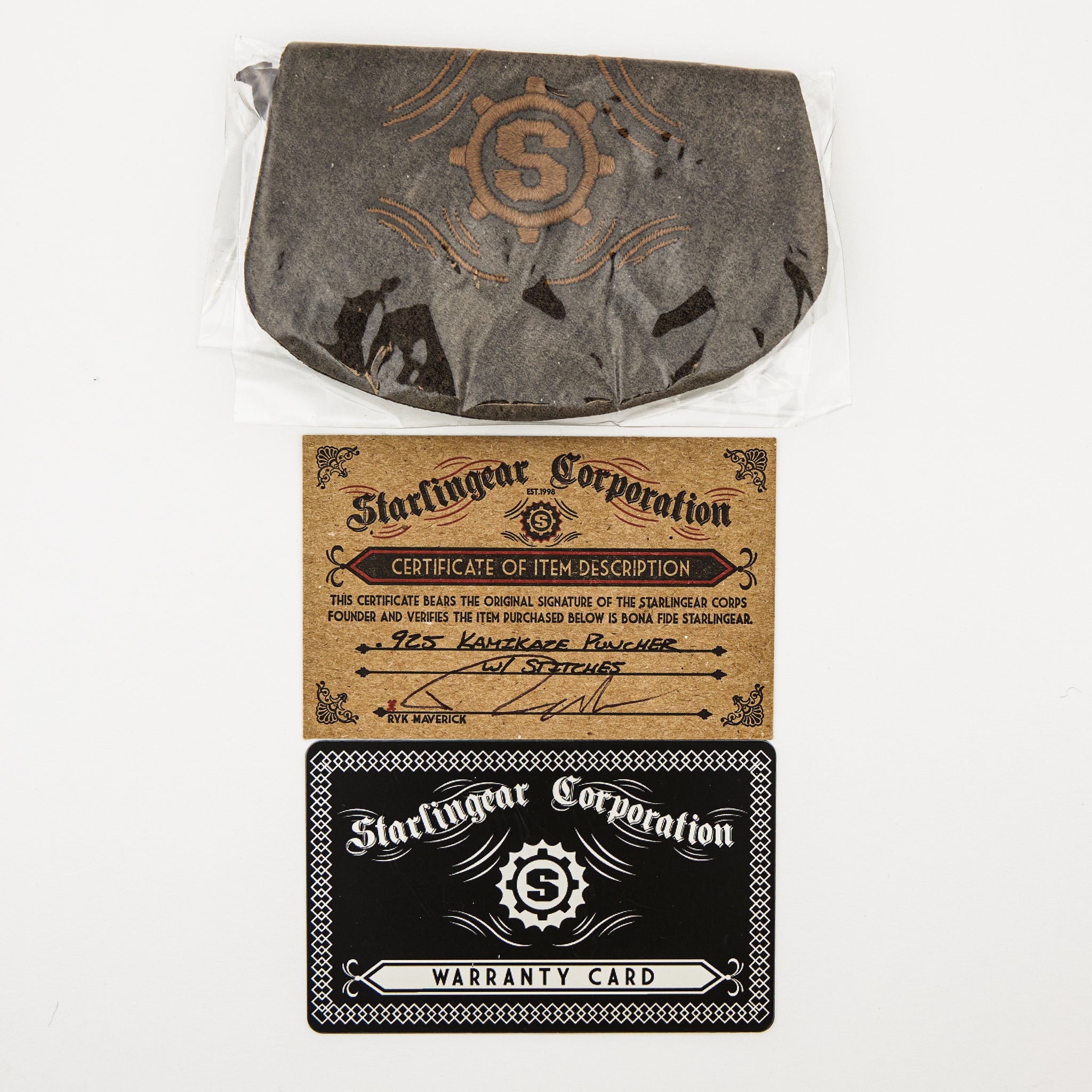 .925 Kamikaze Puncher w/ Stitches Ring - Size 12