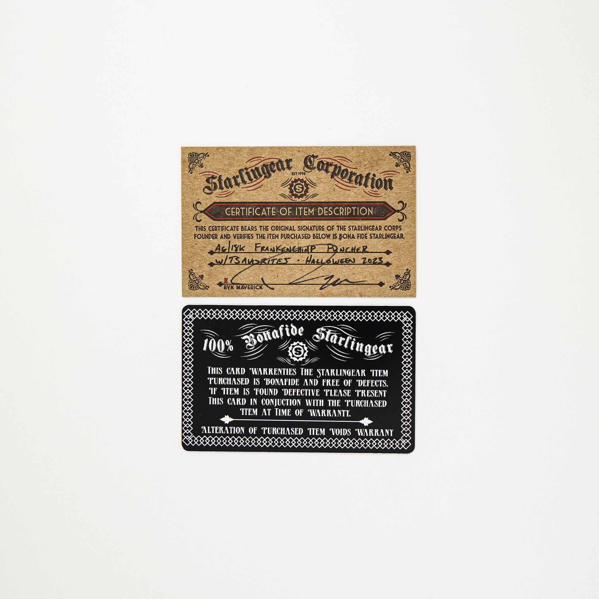 Frankenchimp Puncher W/ Tsavorite Eyes Halloween 2023 Ring - Ag/18k