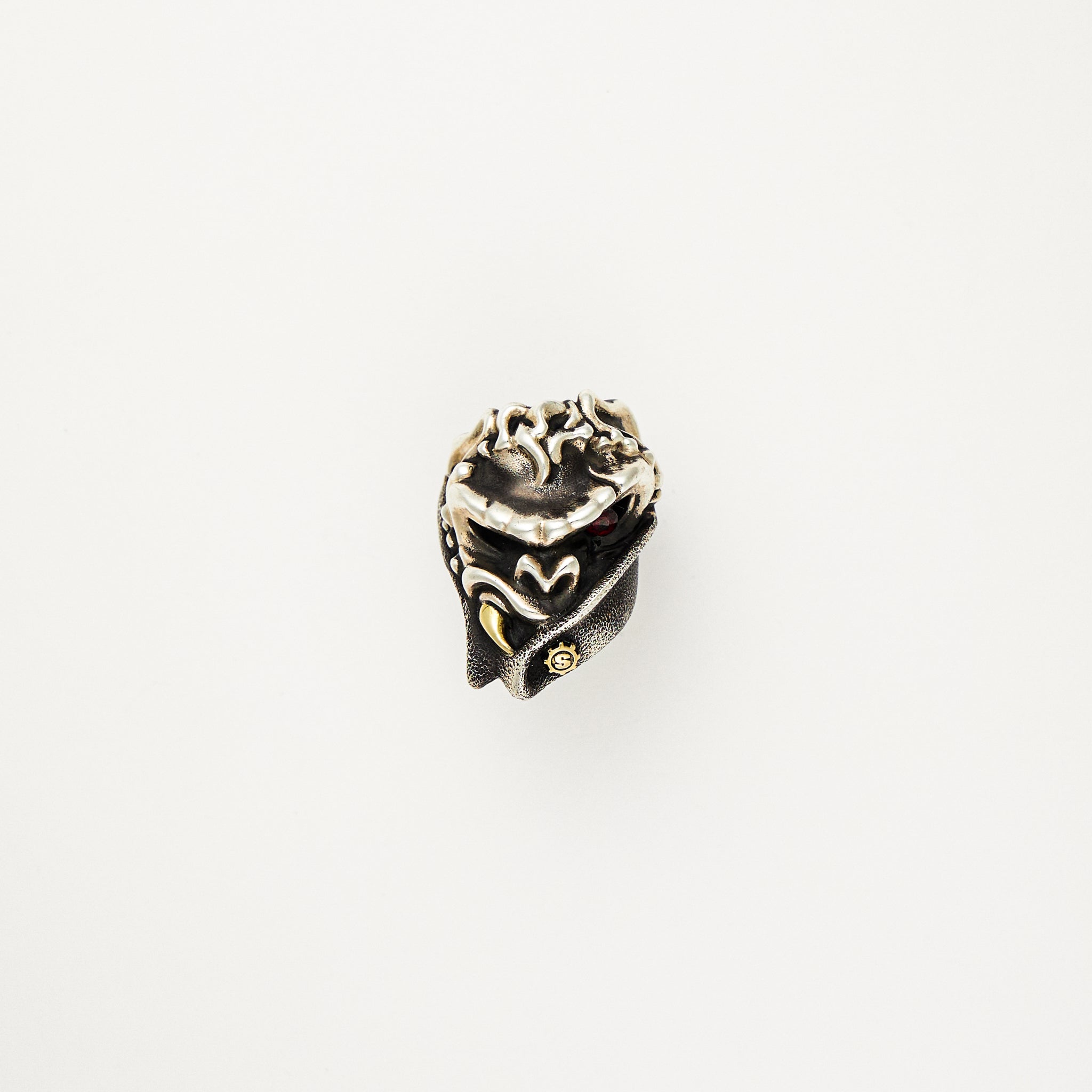Count Chimpula Puncher W/ Garnet Halloween 2024 Ring - Ag/Au
