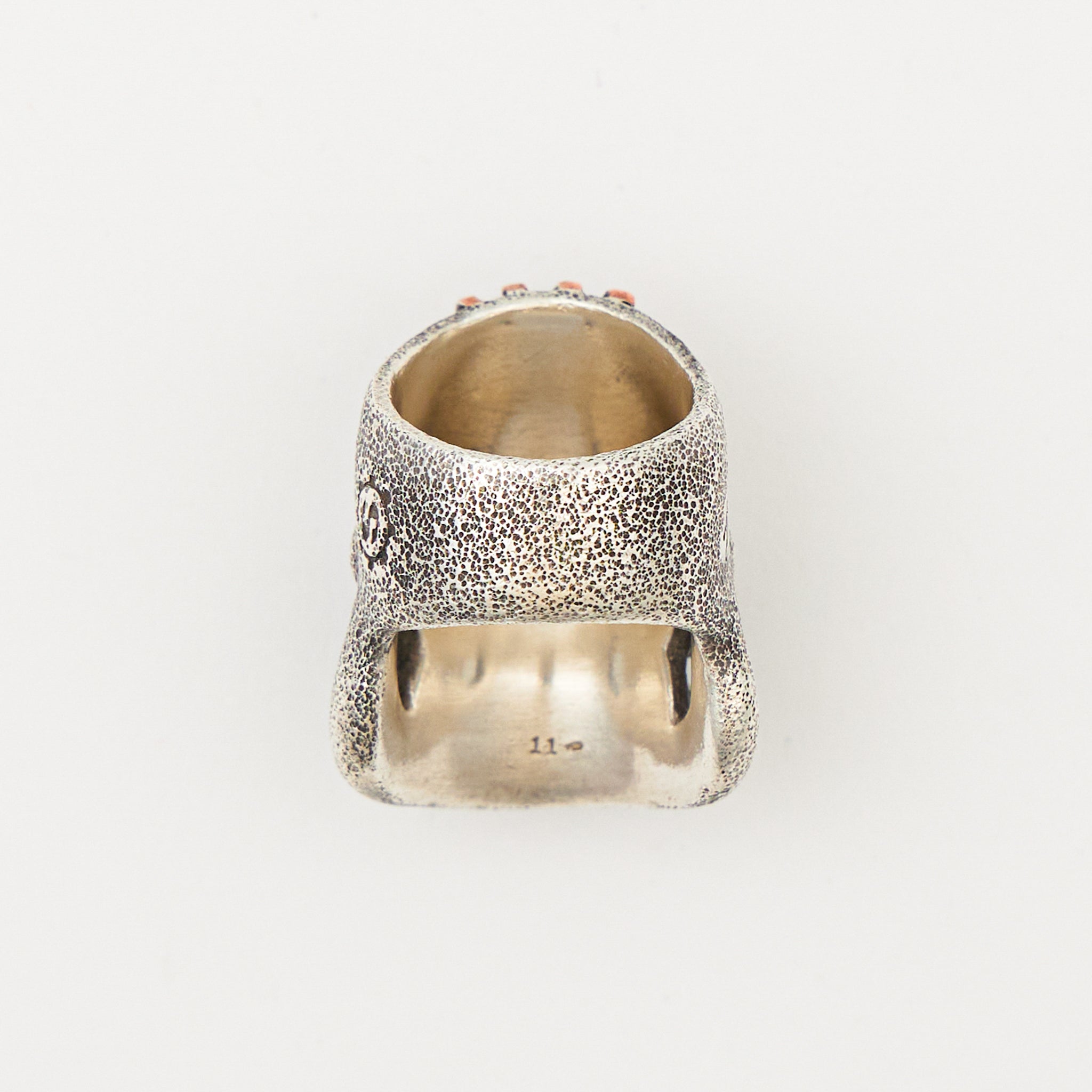 Custom MotherFucker Puncher Ring - Sterling Silver/Copper/Brass - Size 11.5