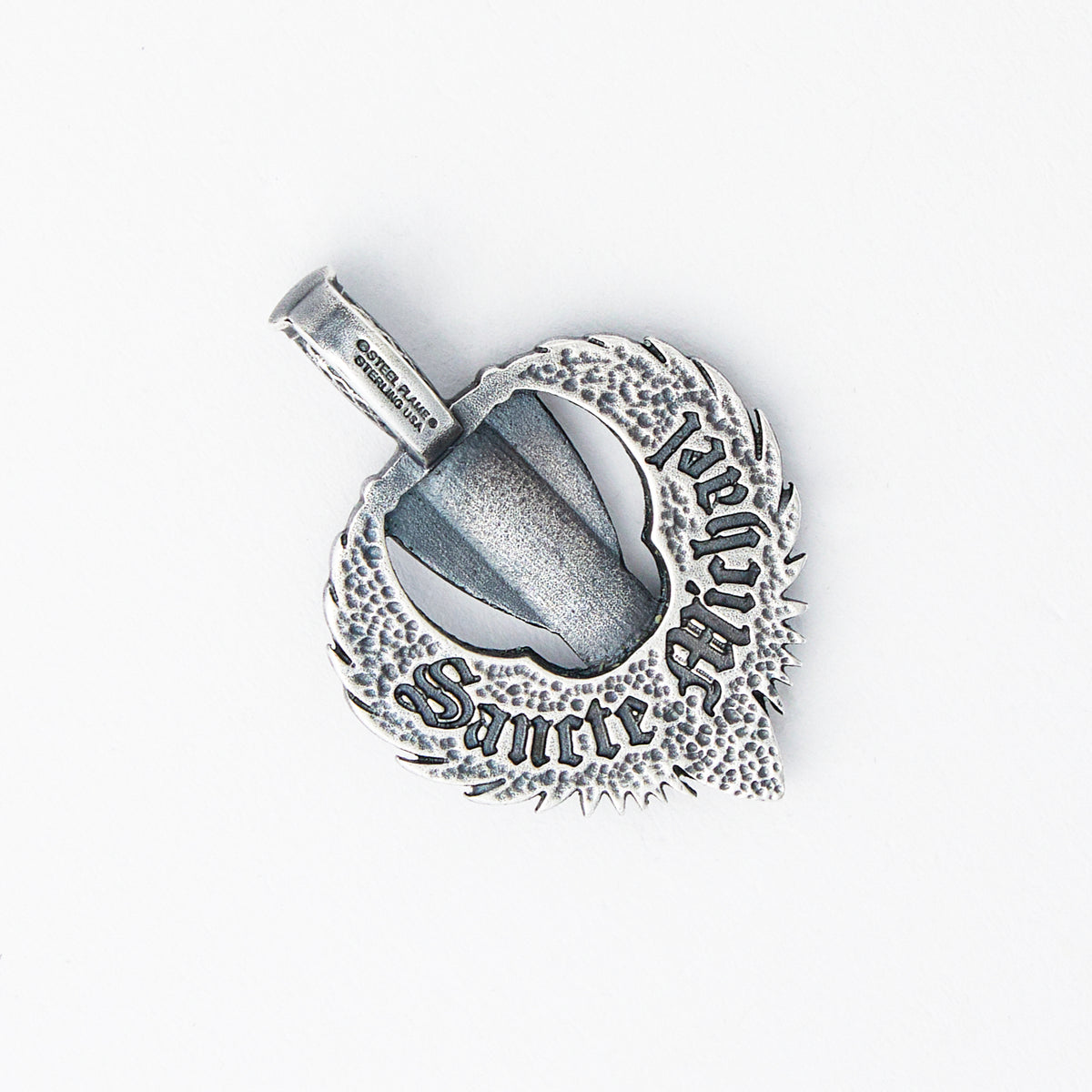 Sancte Michael Large Pendant W/ 18K Cross Semi Custom