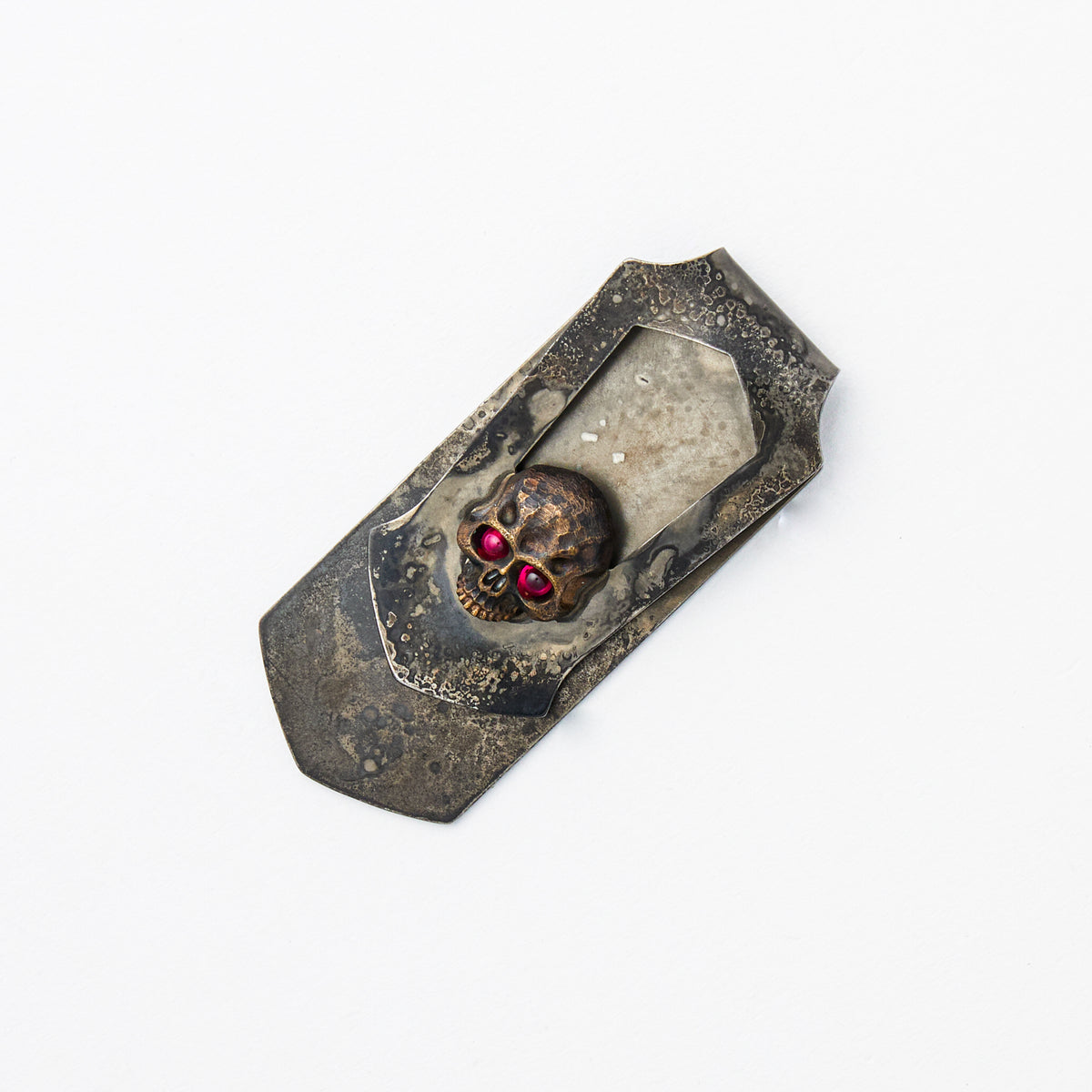 Vigilant W/ Red Eyes Royal Bronze Money Clip