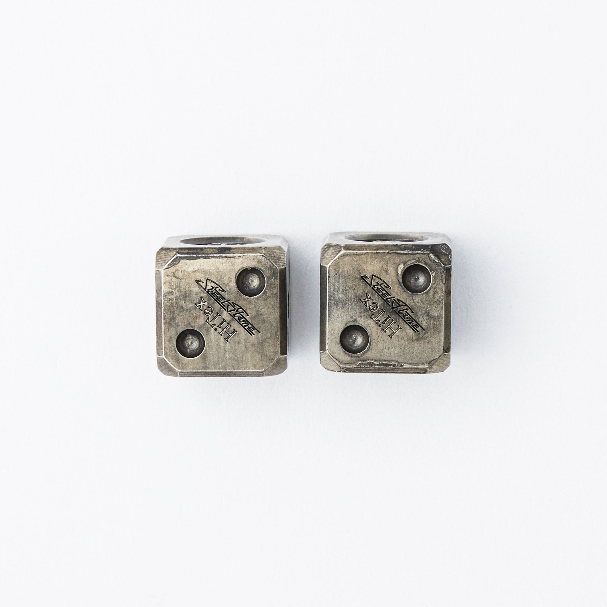 HiTex Gear Collaboration Silver Insert 3D Hard Warrior Dice Set