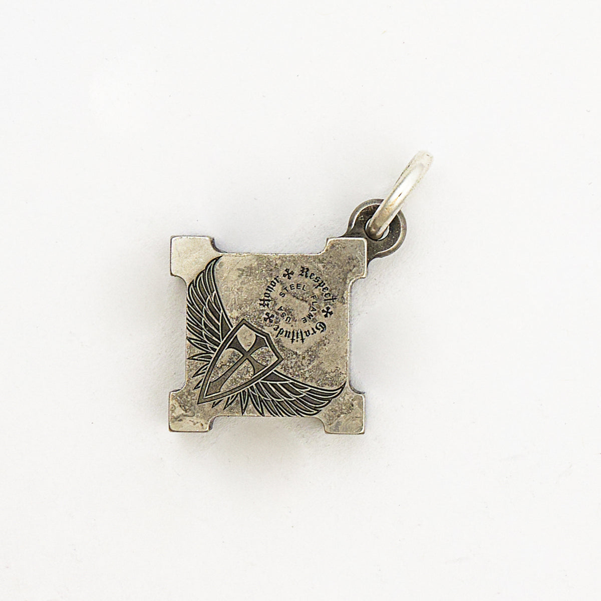 Killbox Pendant - Crusader Royal Bronze Cross W/ Silver Plate