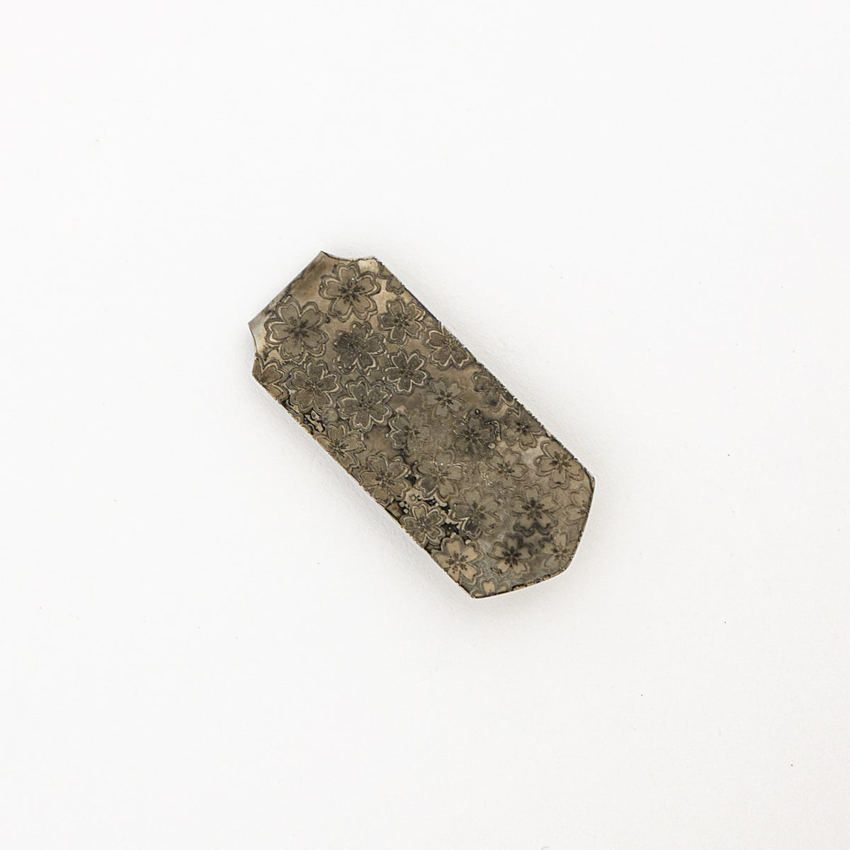 Silver Hard Warrior Money Clip w/ Sakuras