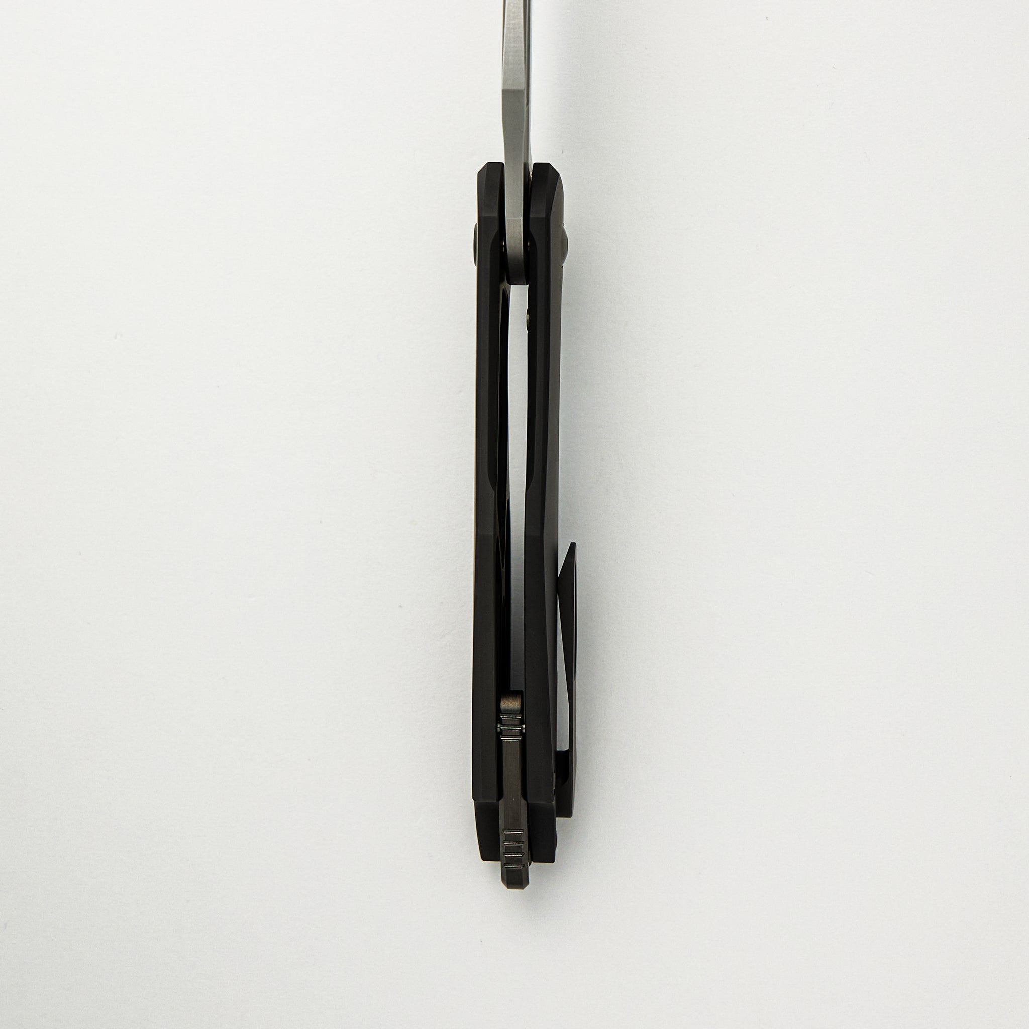 Arius - Smooth DLC Handle - M390 Burnished W/ Polished Flats Blade