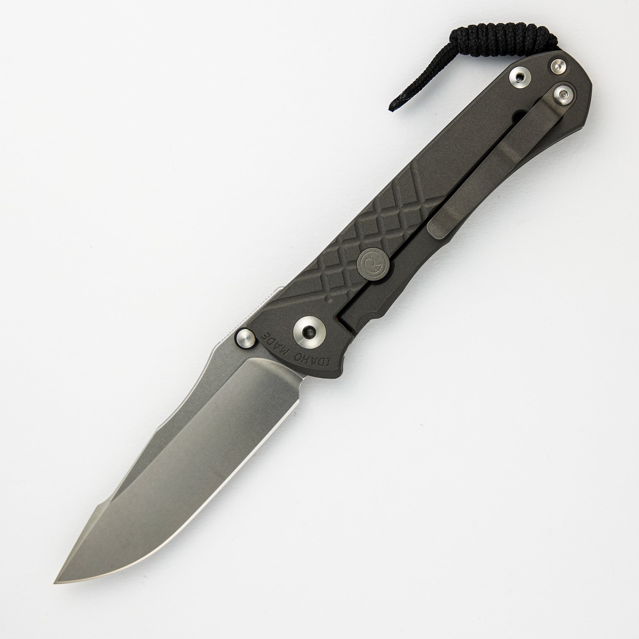 Chris Reeve Umnumzaan Lefty - Drop Point CPM MagnaCut Blade - Titanium Handle